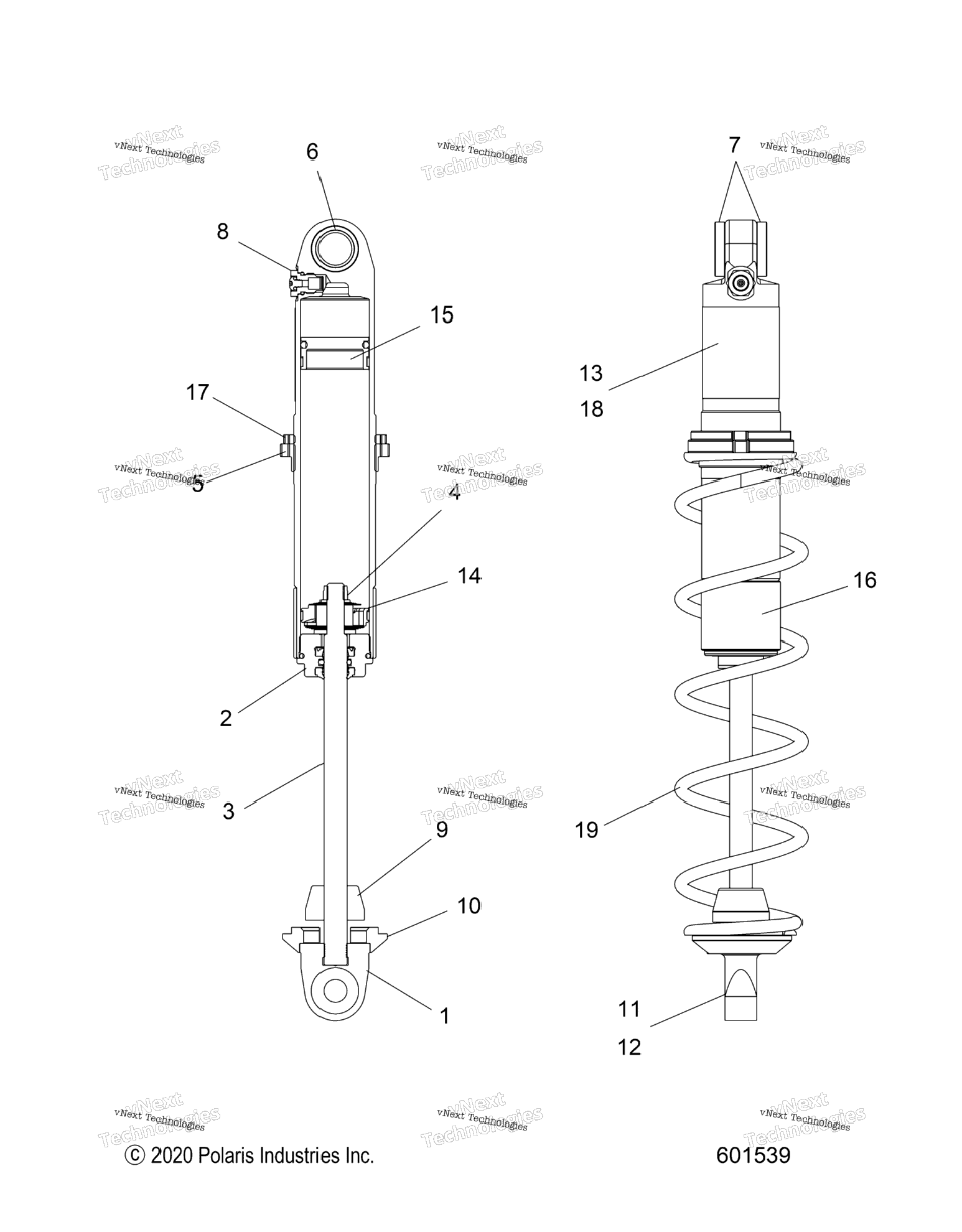 Suspension, Shock, Ifs Monotube S22tfm8rs8Re