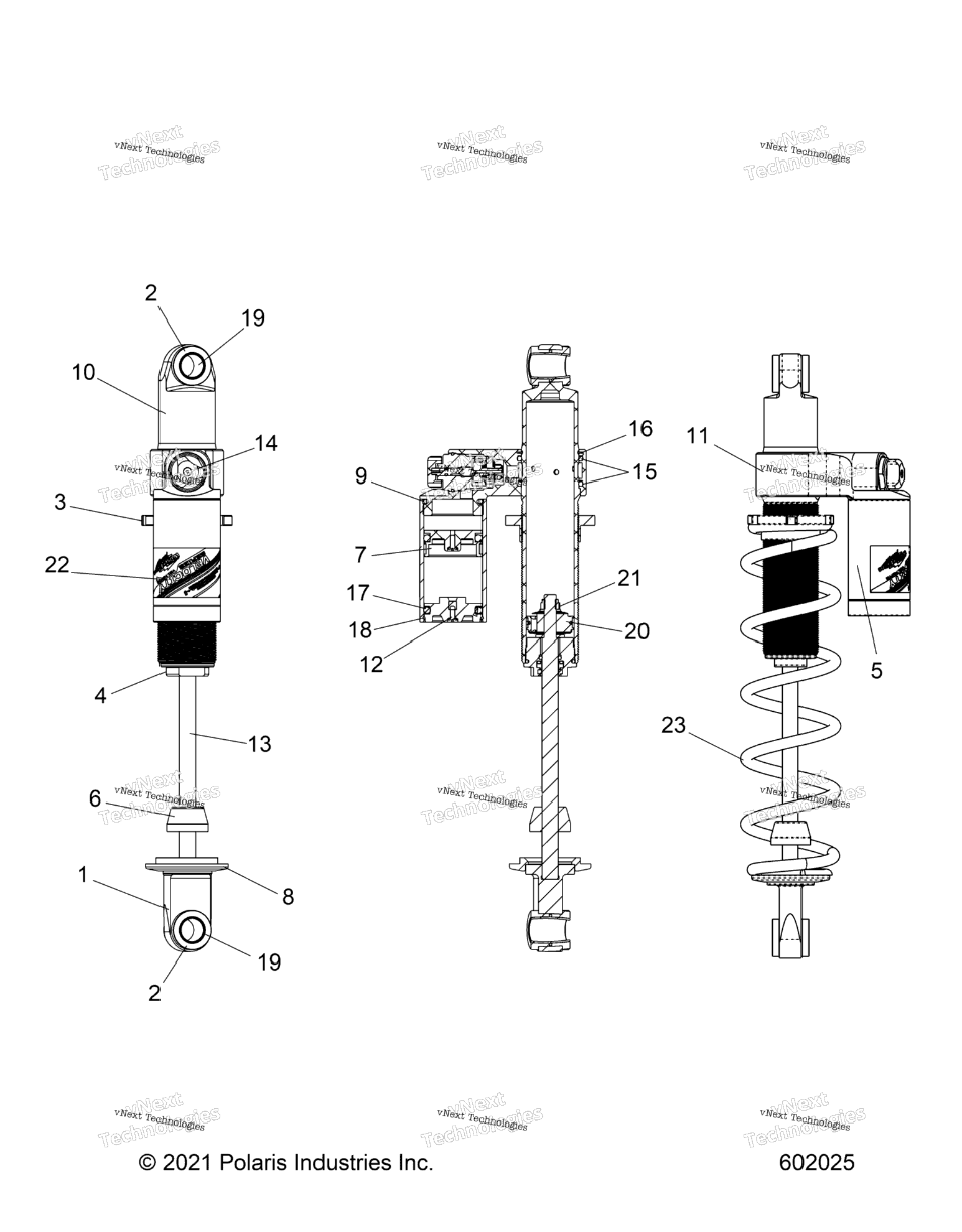 Suspension, Shock, Rear Track, Velocity S22tfw8rs8Re