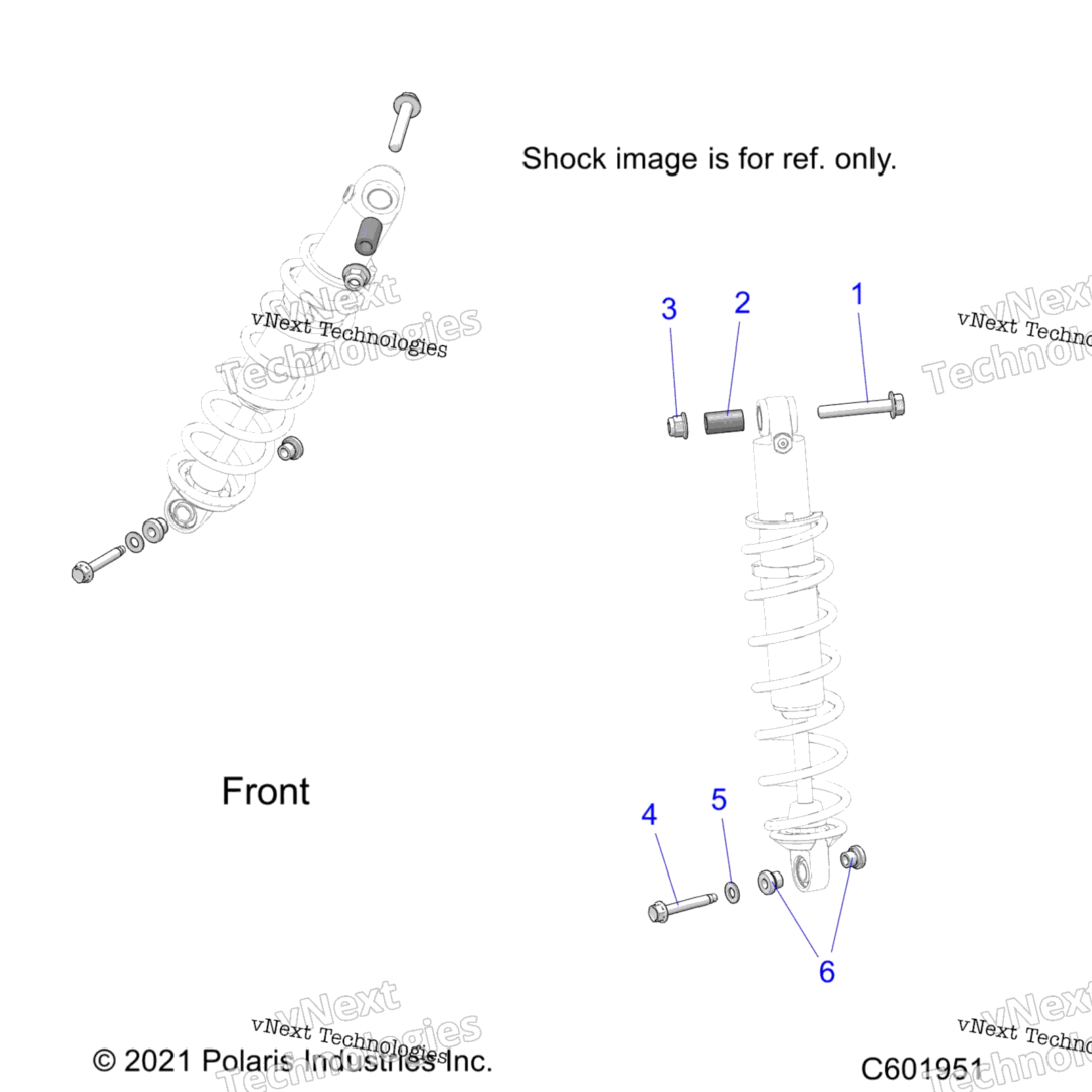 Suspension, Ifs Shocks Mntg. (C601951