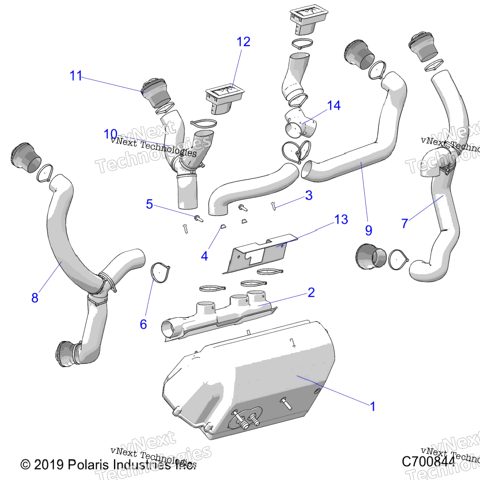 Body, Dash, Heater Ducting R22rrs99ck