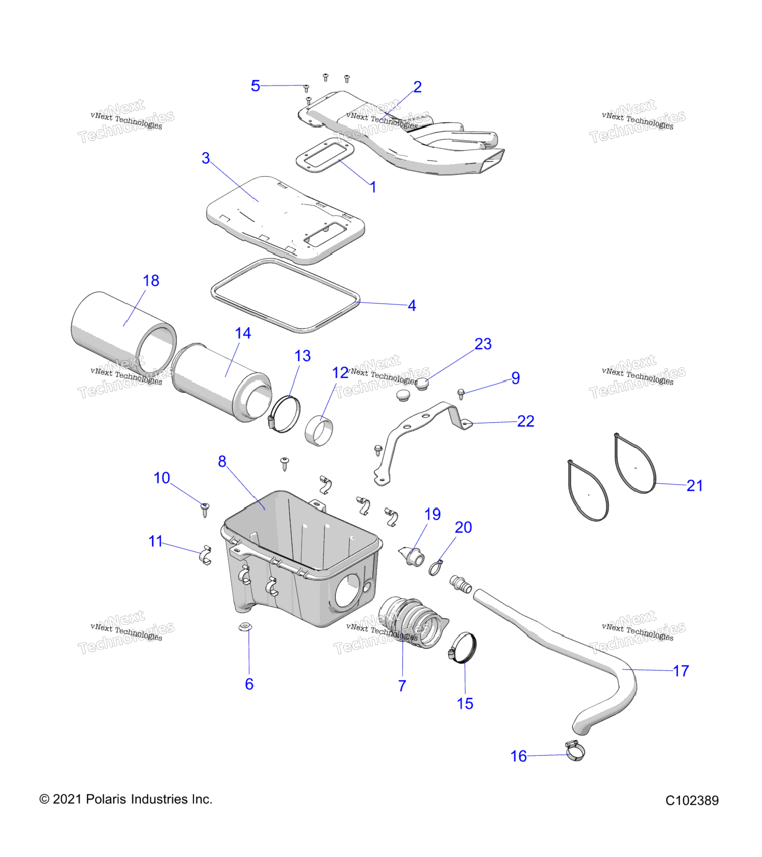 Engine, Air Intake System