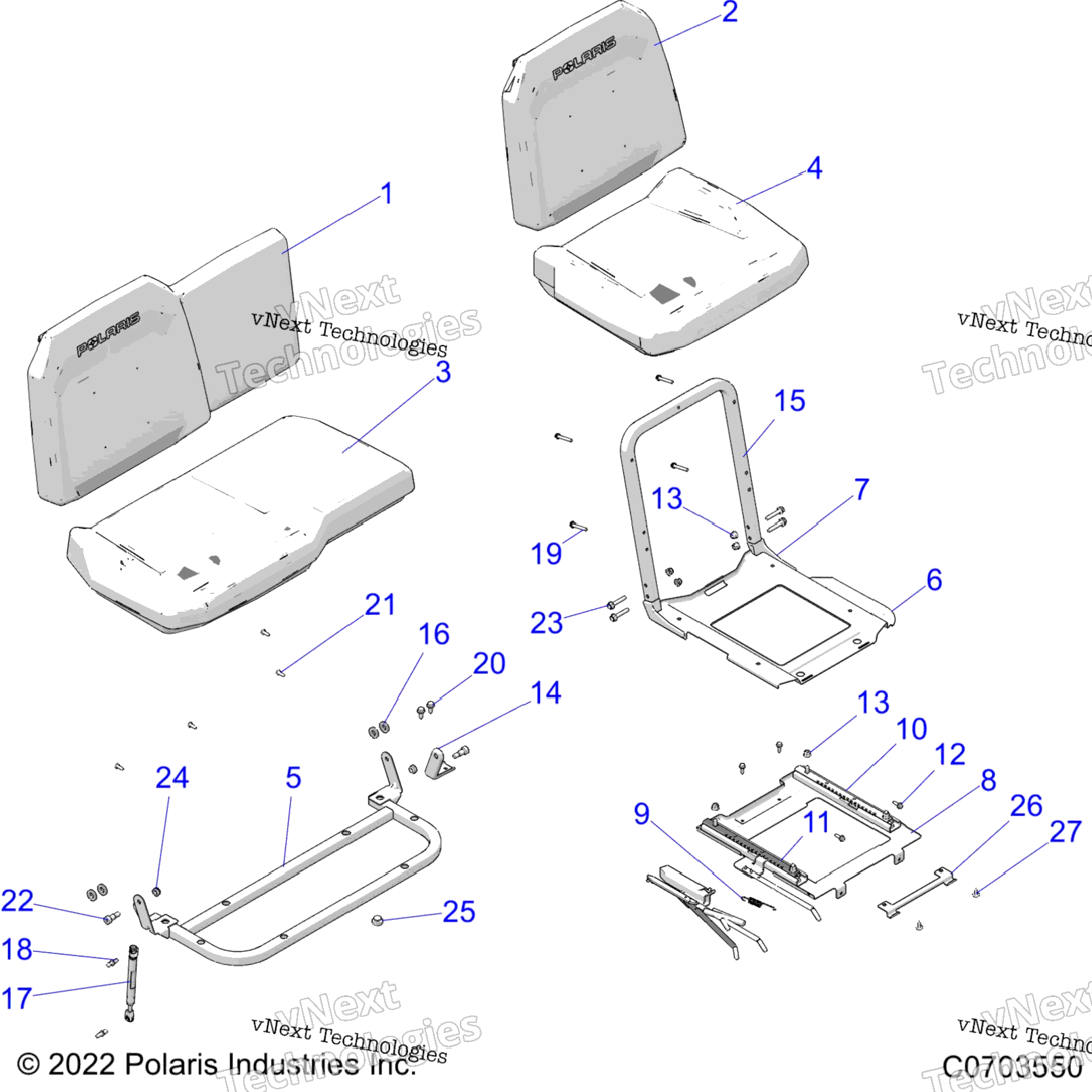 Body, Seat Asm. And Slider R22rrs99f9FmEf9Efm