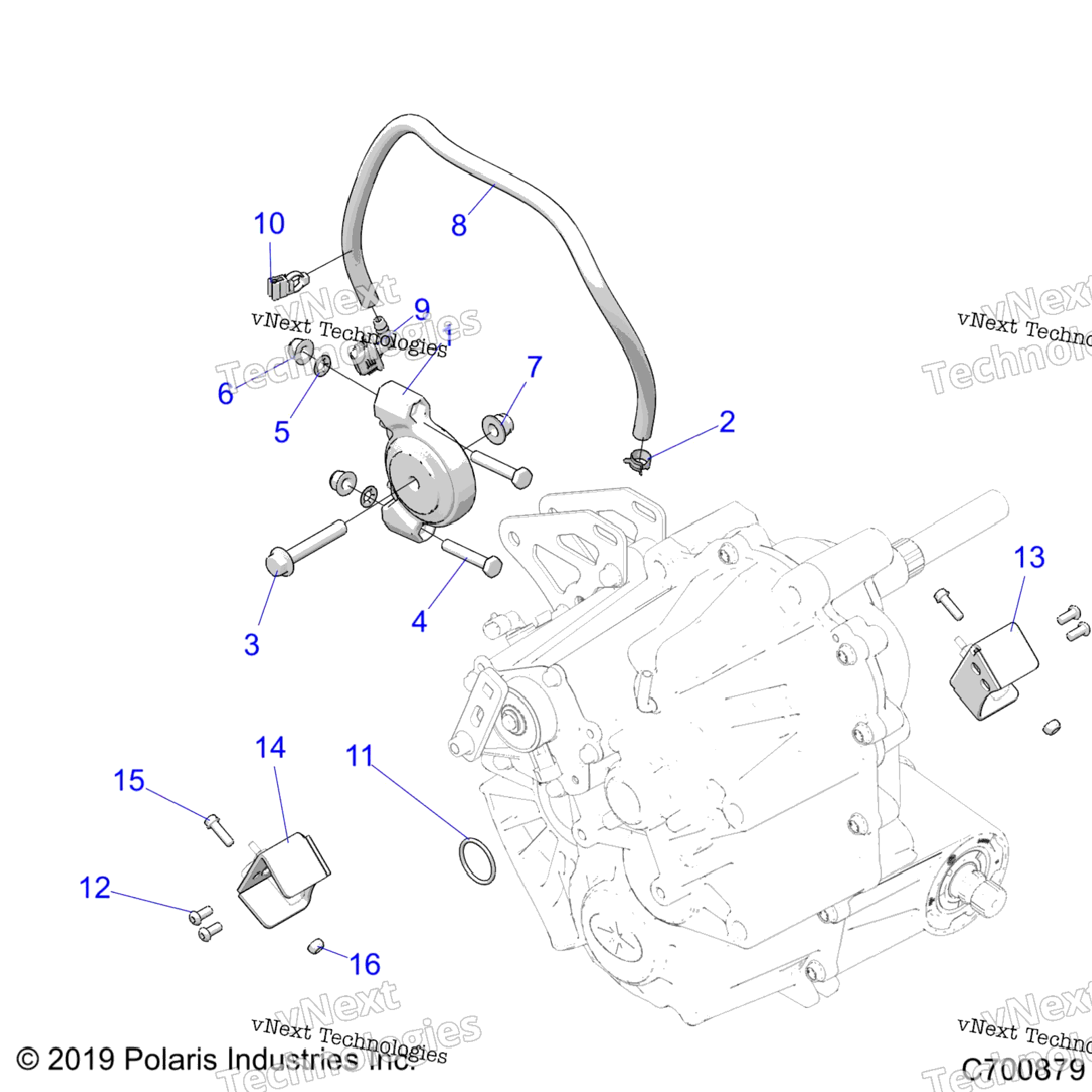 Drive Train, Main Gearcase Mounting R22rrp99cg