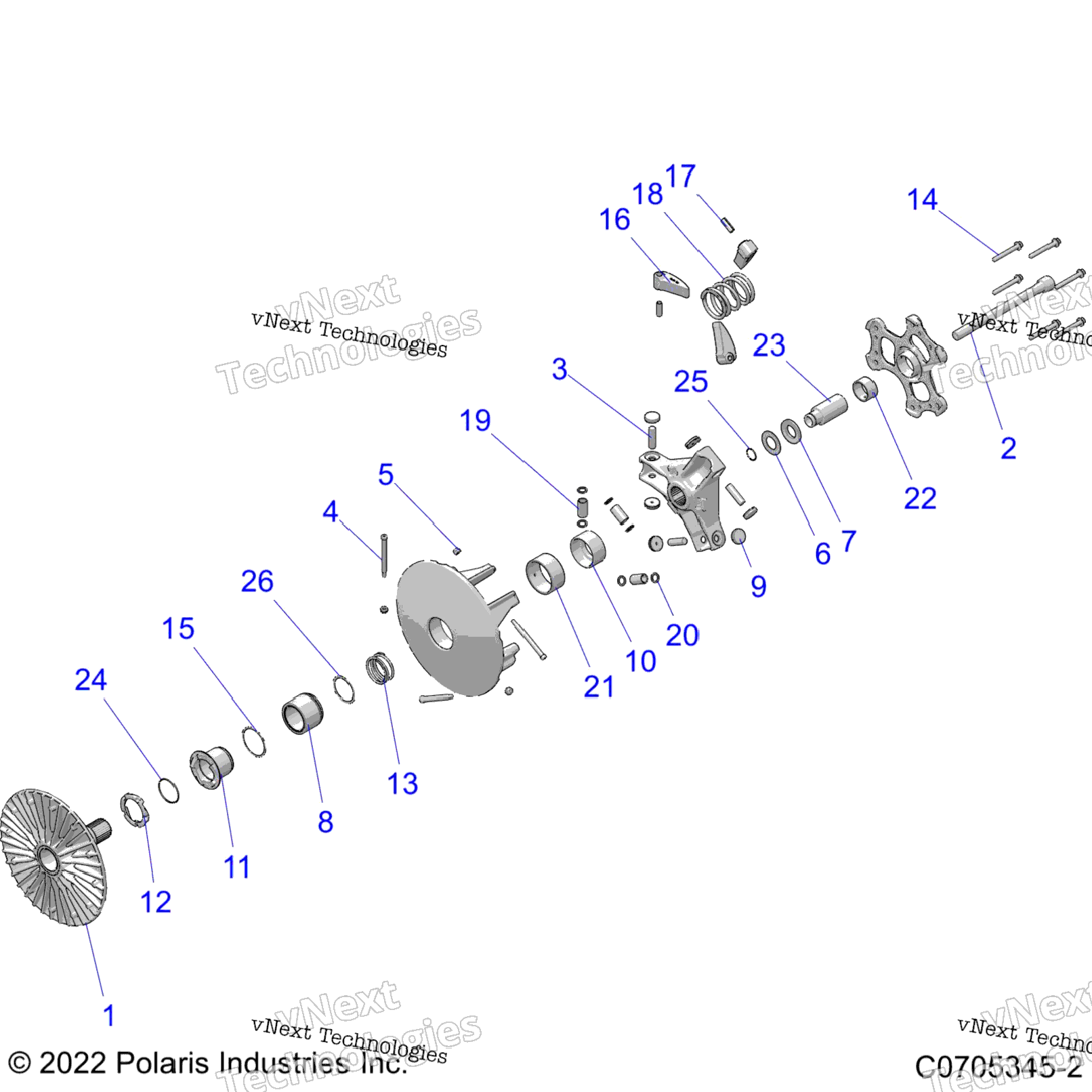 Drive Train, Primary Clutch R22rrs99c9CkCmF9FmEf9Efm