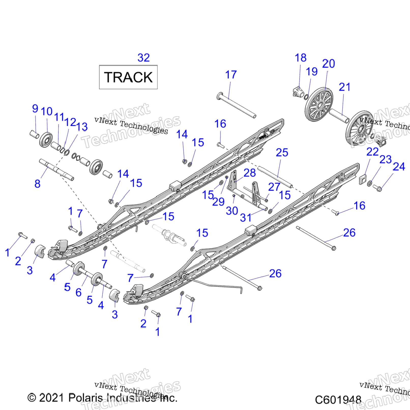 Suspension, Rear, 165\