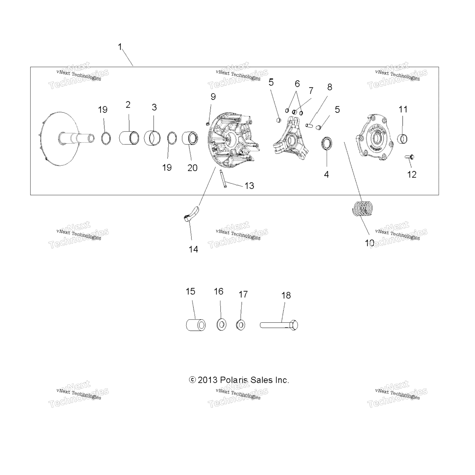 Drive Train, Primary Clutch