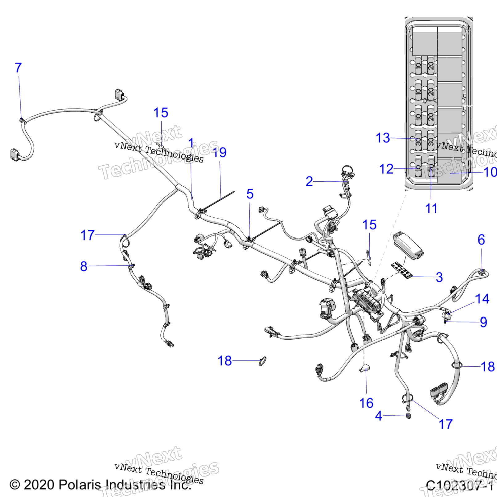 Electrical, Main Wire Harness