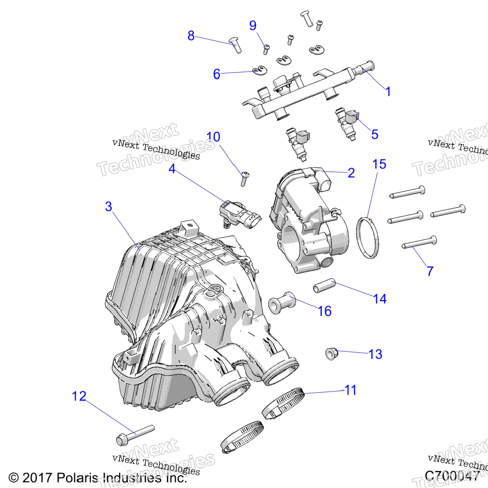 Engine, Air Intake Manifold