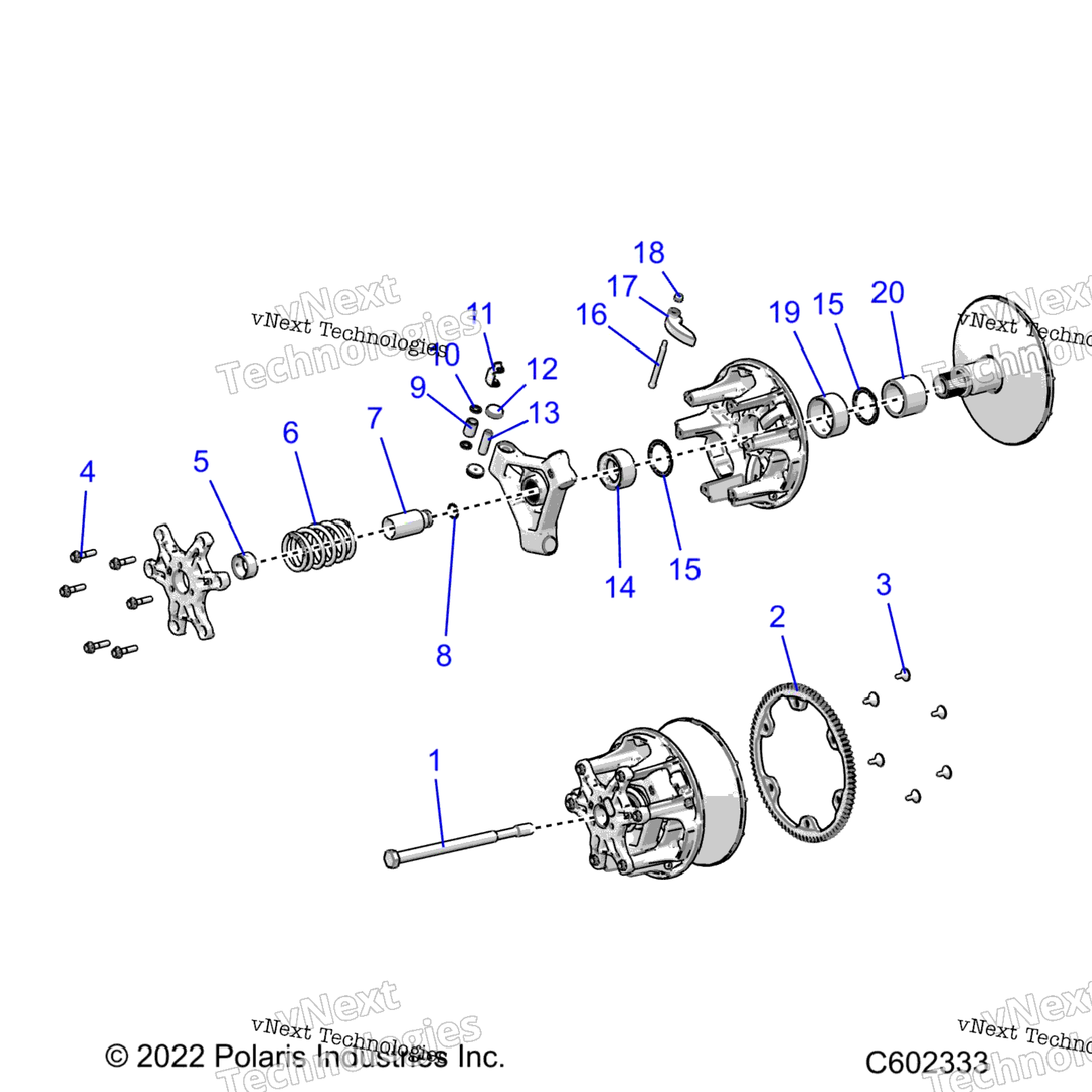 Drive Train, Clutch, Primary