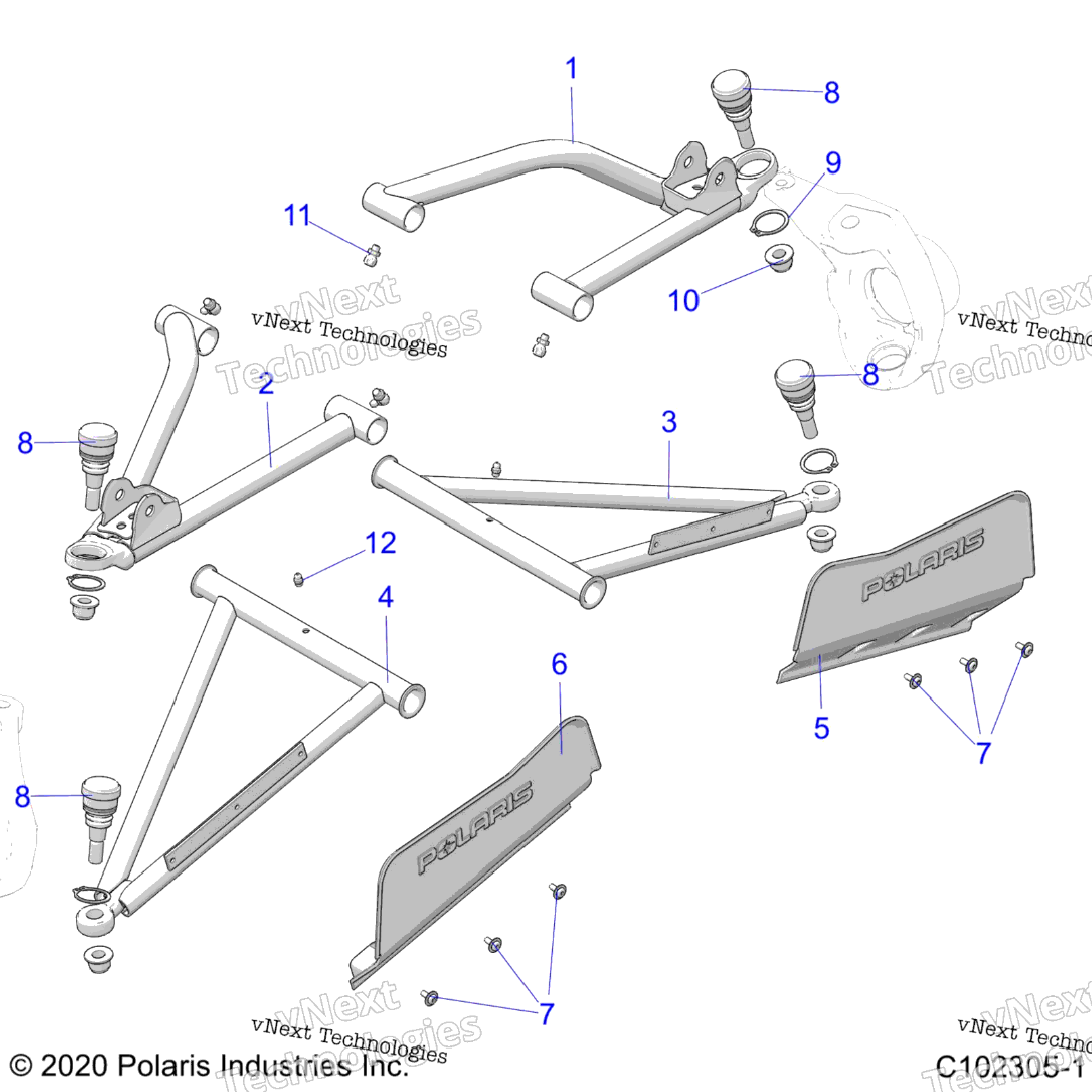 Suspension, Aarms