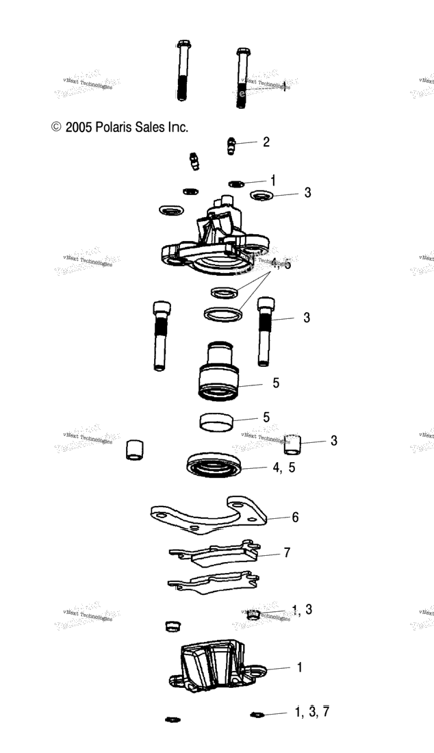 Brakes, Brake Caliper, Rear