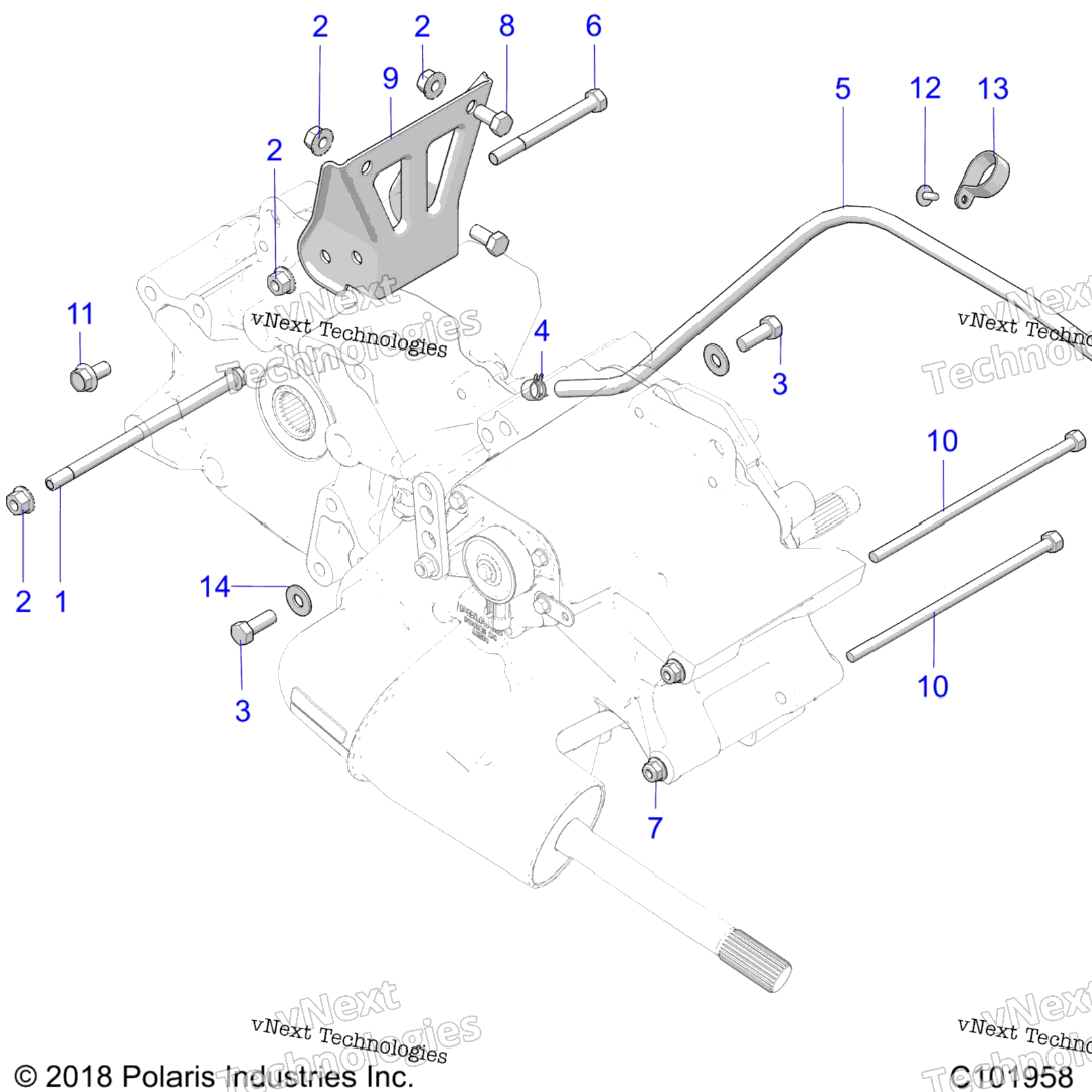 Drive Train, Main Gearcase Mounting