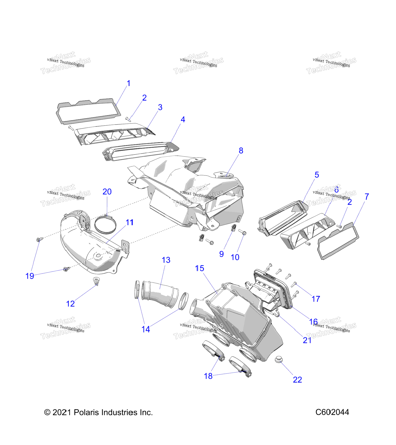 Engine, Air Intake System All Options