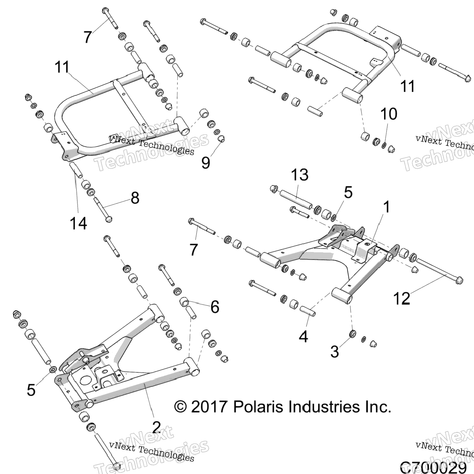 Suspension, Rear Control Arms