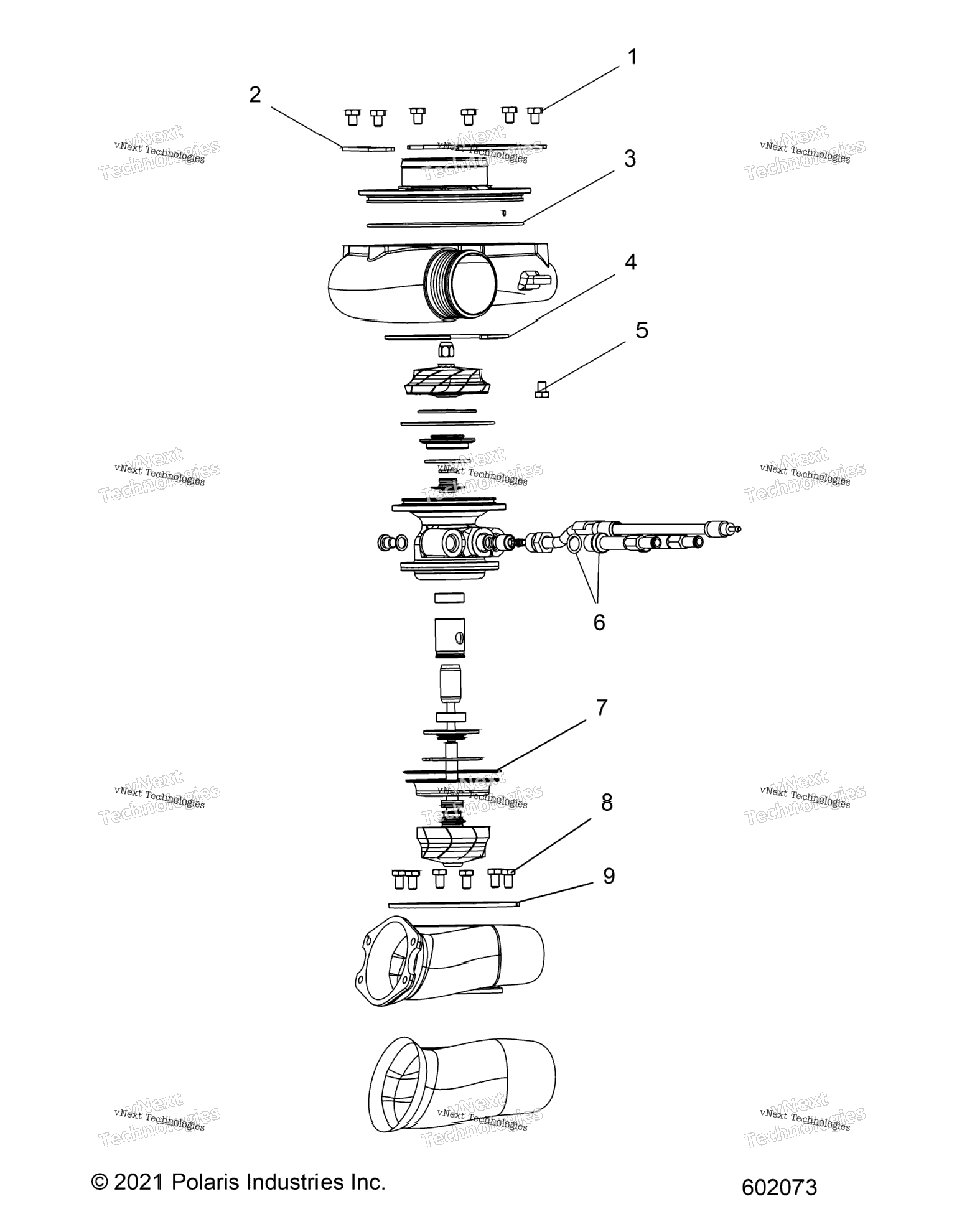 Engine, Turbo Assembly