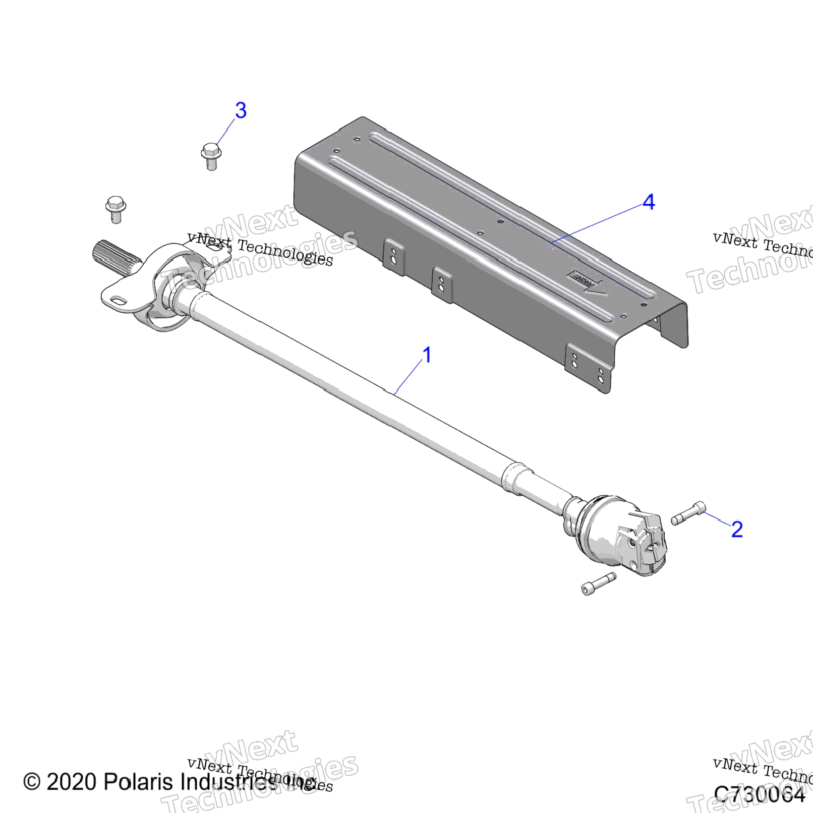 Drive Train, Front Prop Shaft