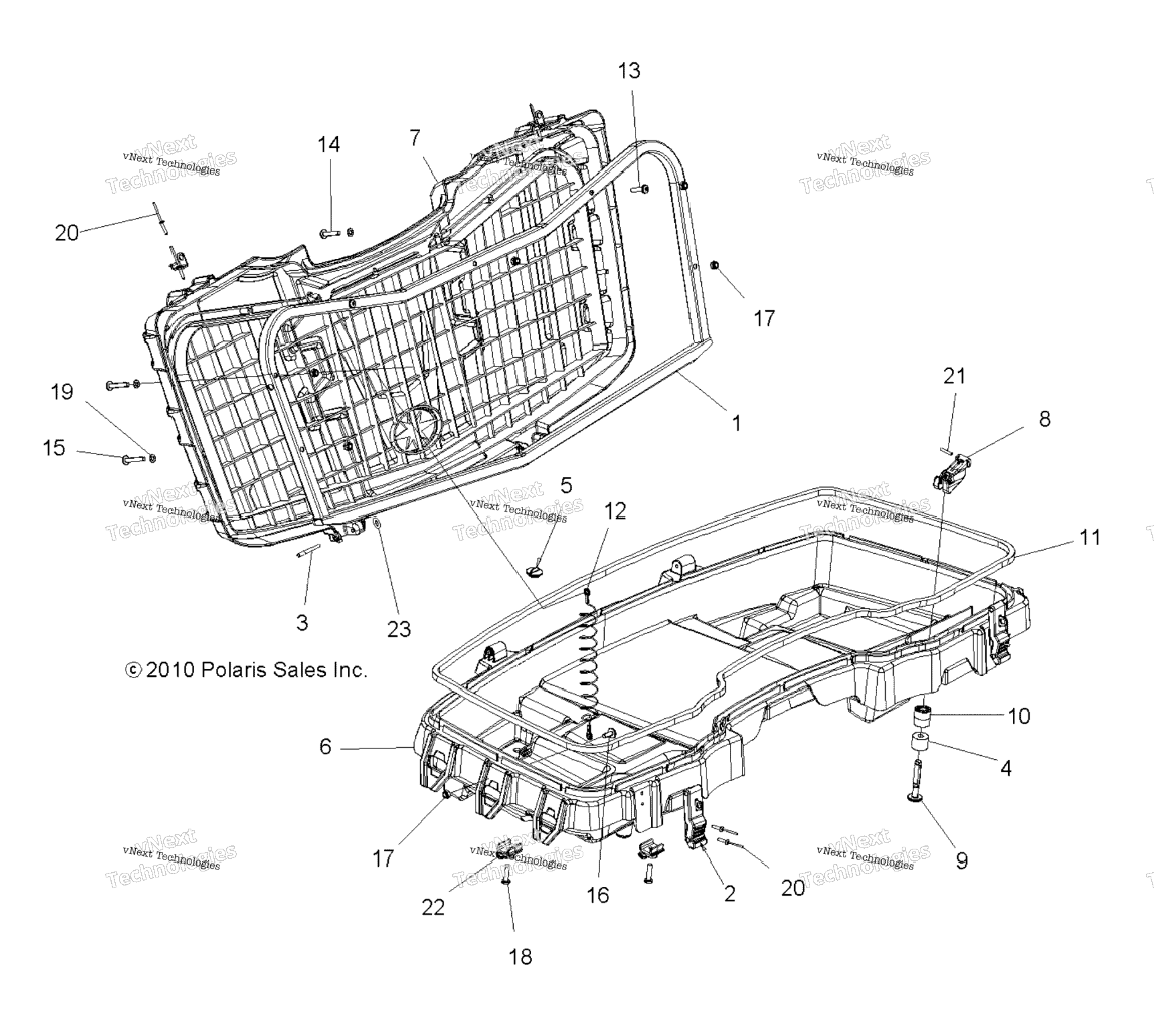 Body, Front Cargo Box