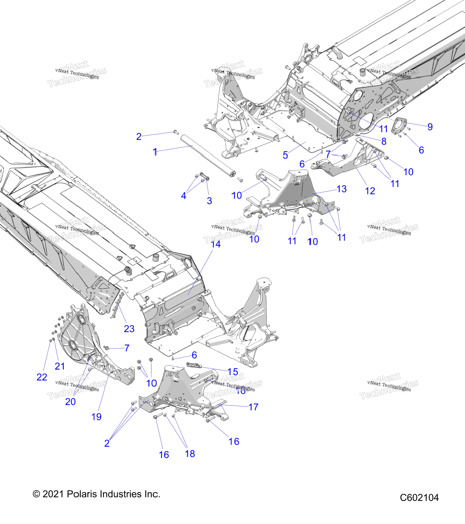 Chassis, Bulkhead Asm. All Options