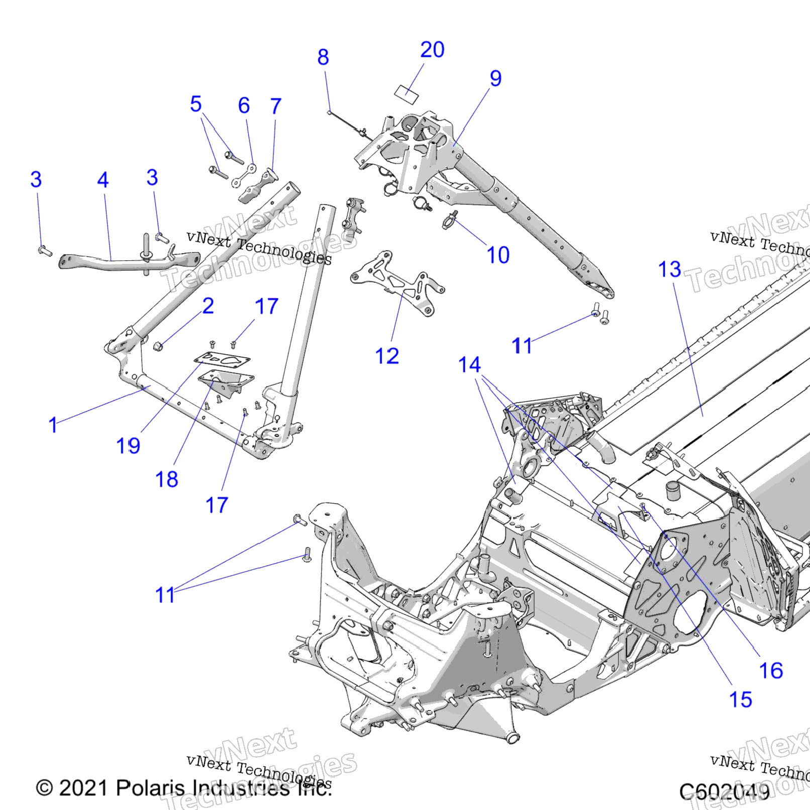 Chassis, Chassis Asm. & Over Structure All Options