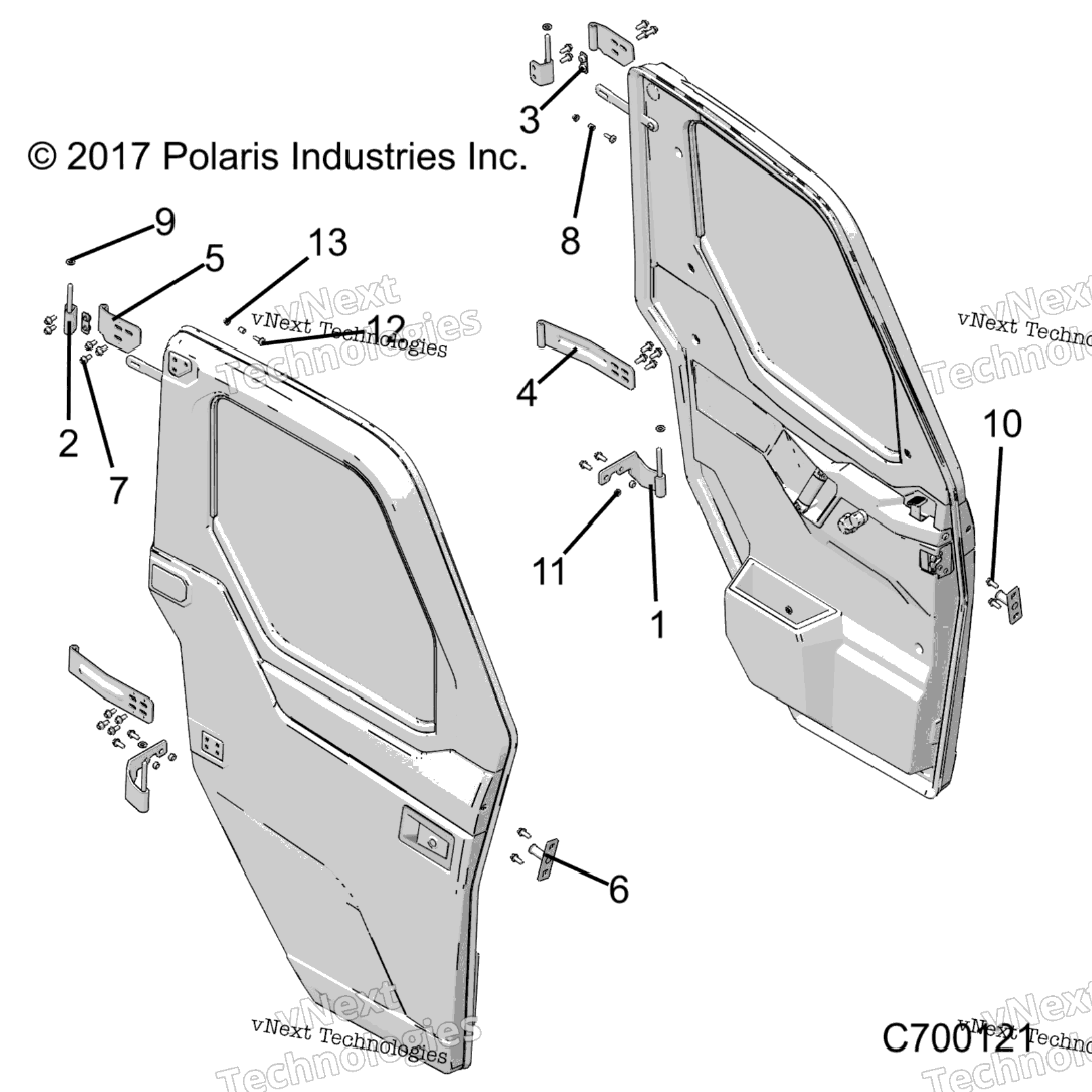 Body, Door, Full, Mounting