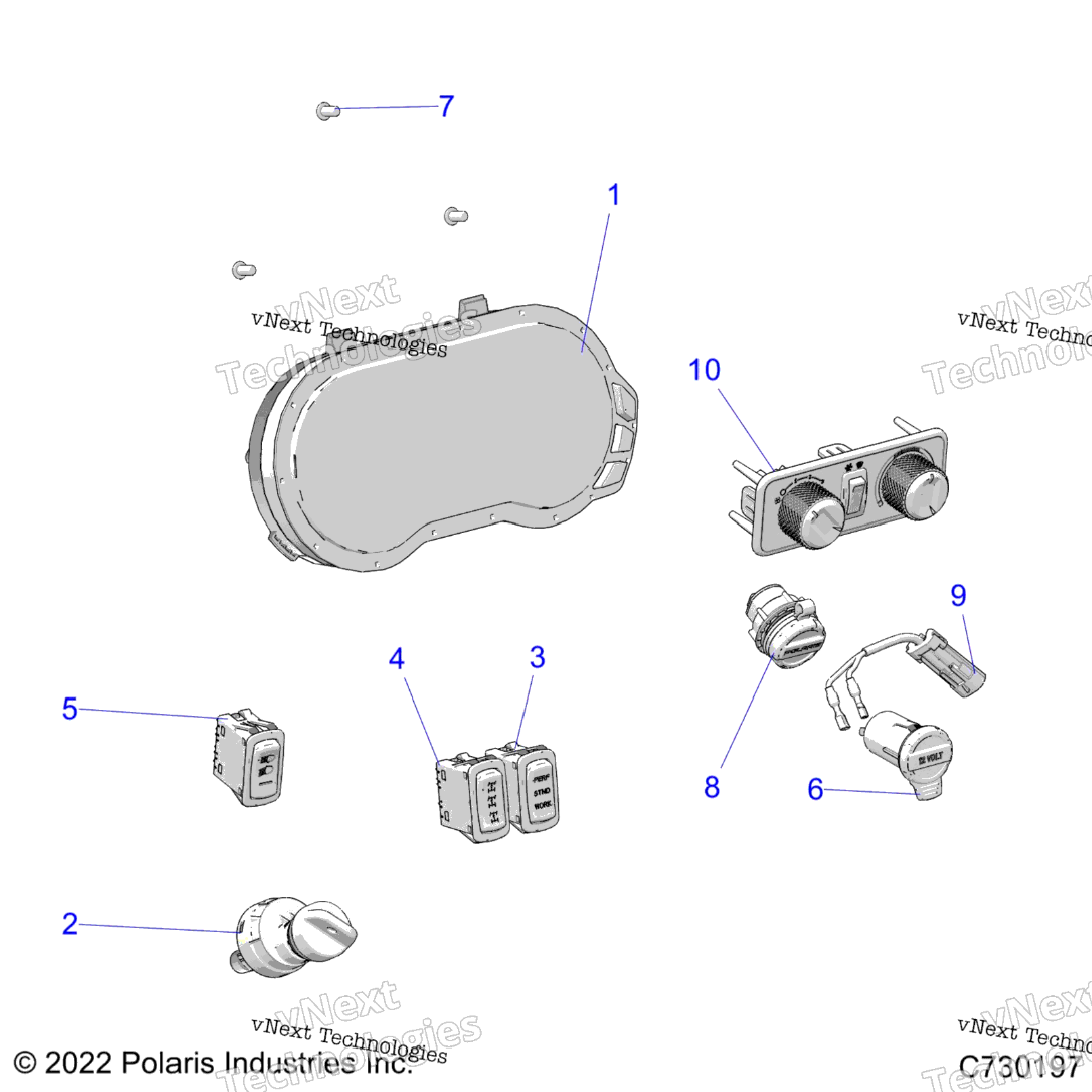 Electrical, Dash Instruments