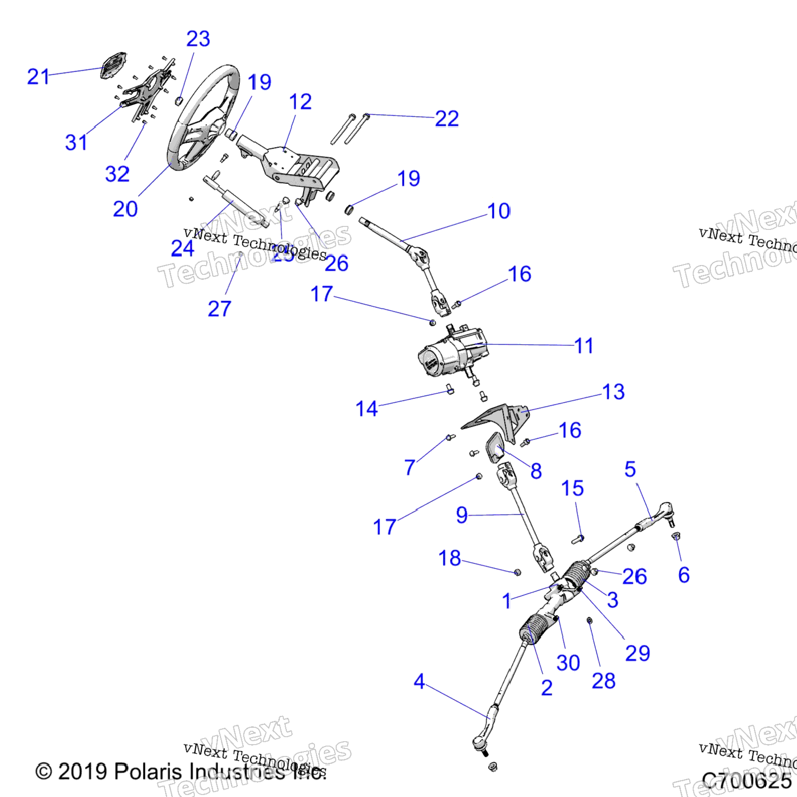 Steering, Steering Asm