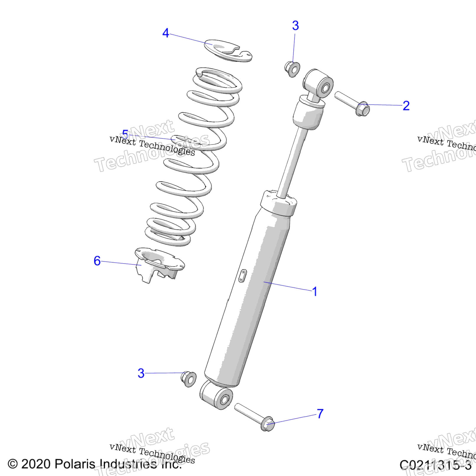 Suspension, Shock, Rear