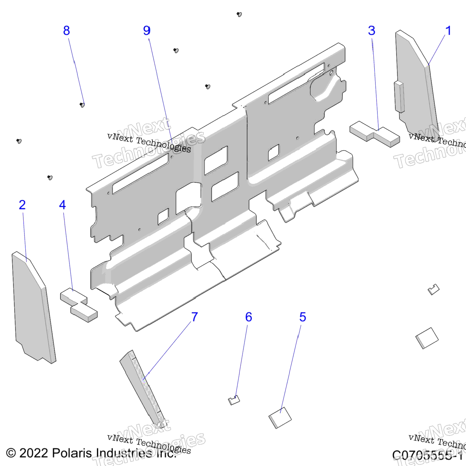 Body, Cab Foam And Rear Panel