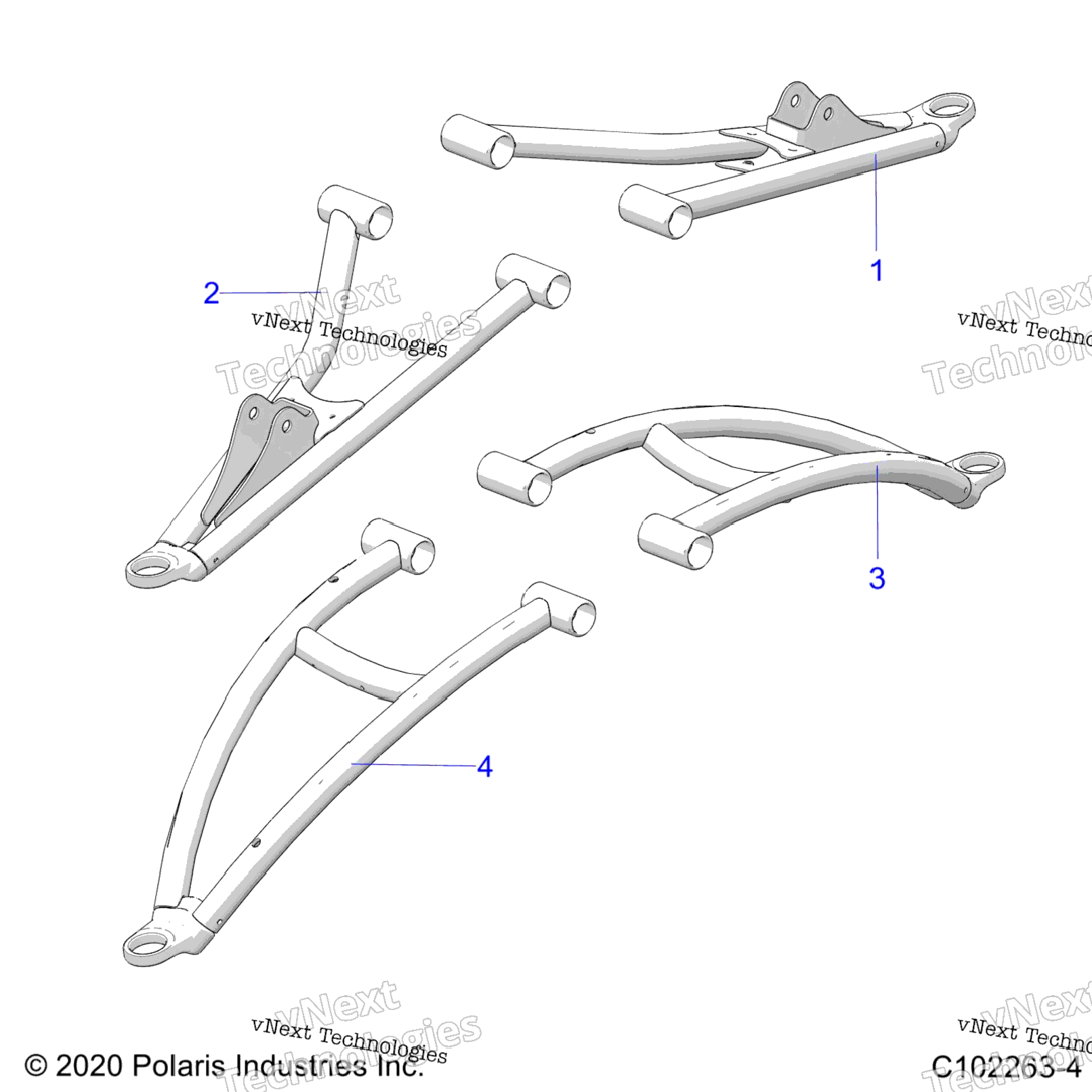 Suspension, Front Aarms