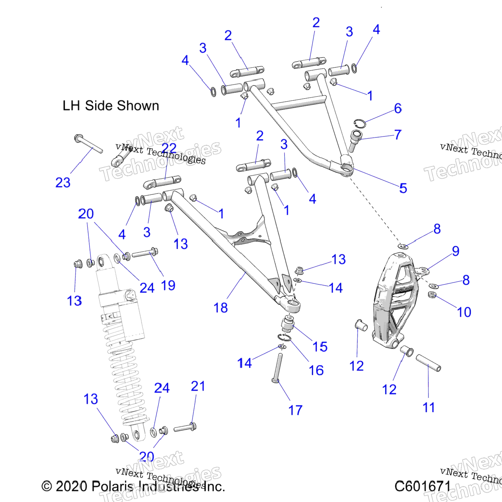 Suspension, Control Arms, Spindle, Ifs Shock Mntg