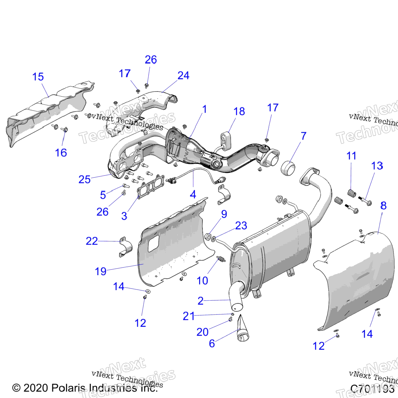 Engine, Exhaust System