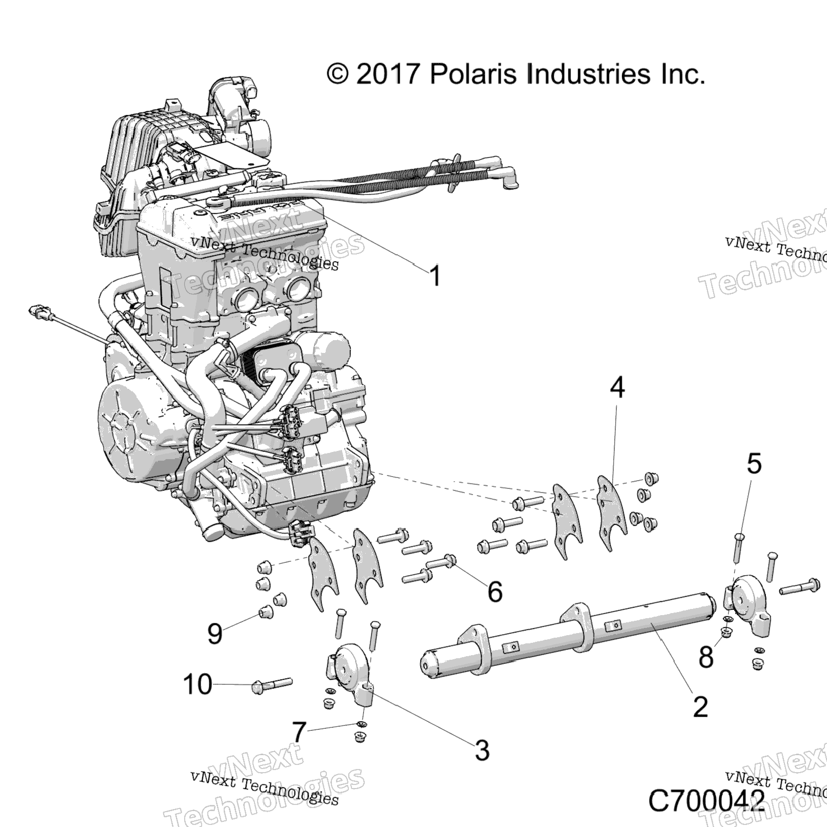 Engine, Mounting