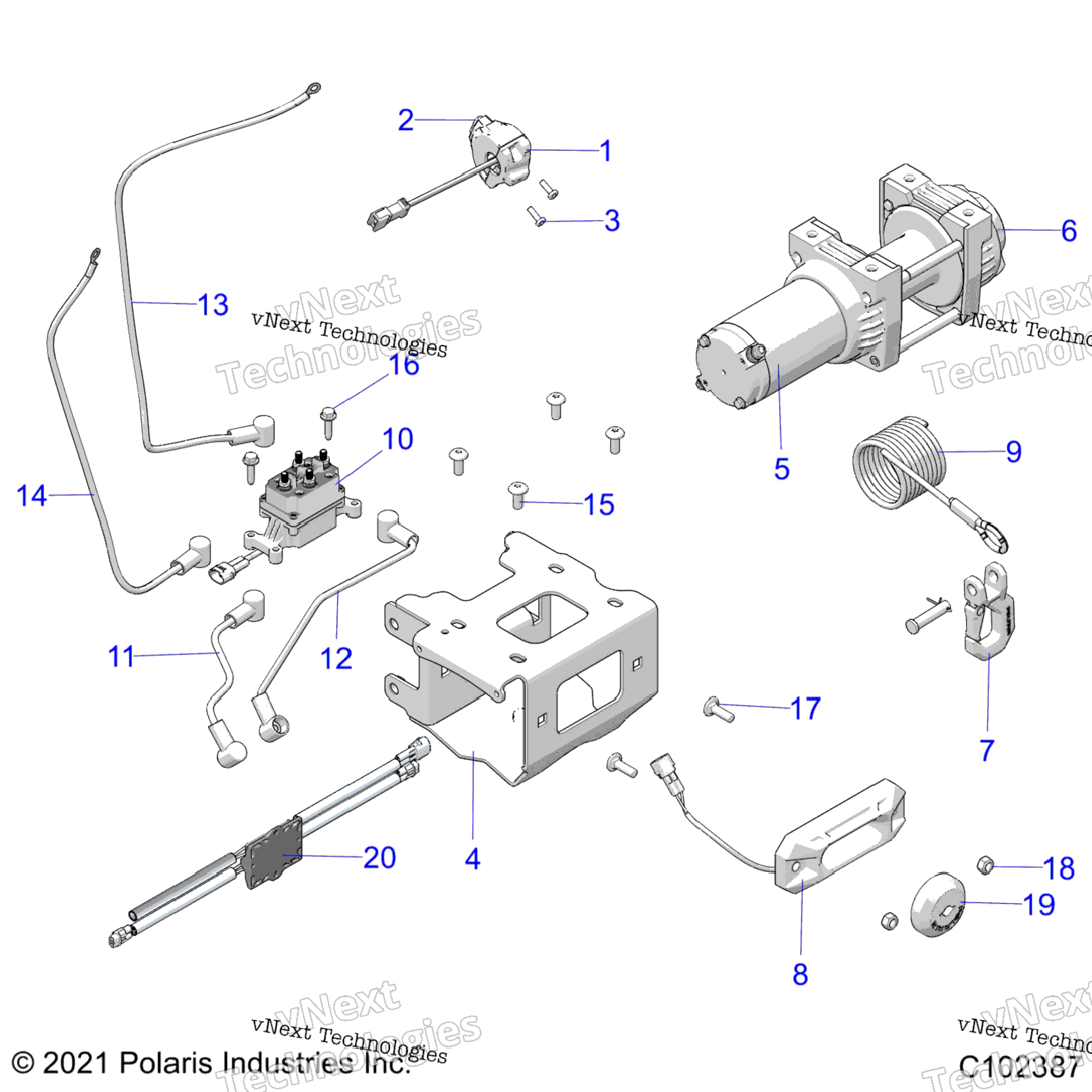 Chassis, Winch