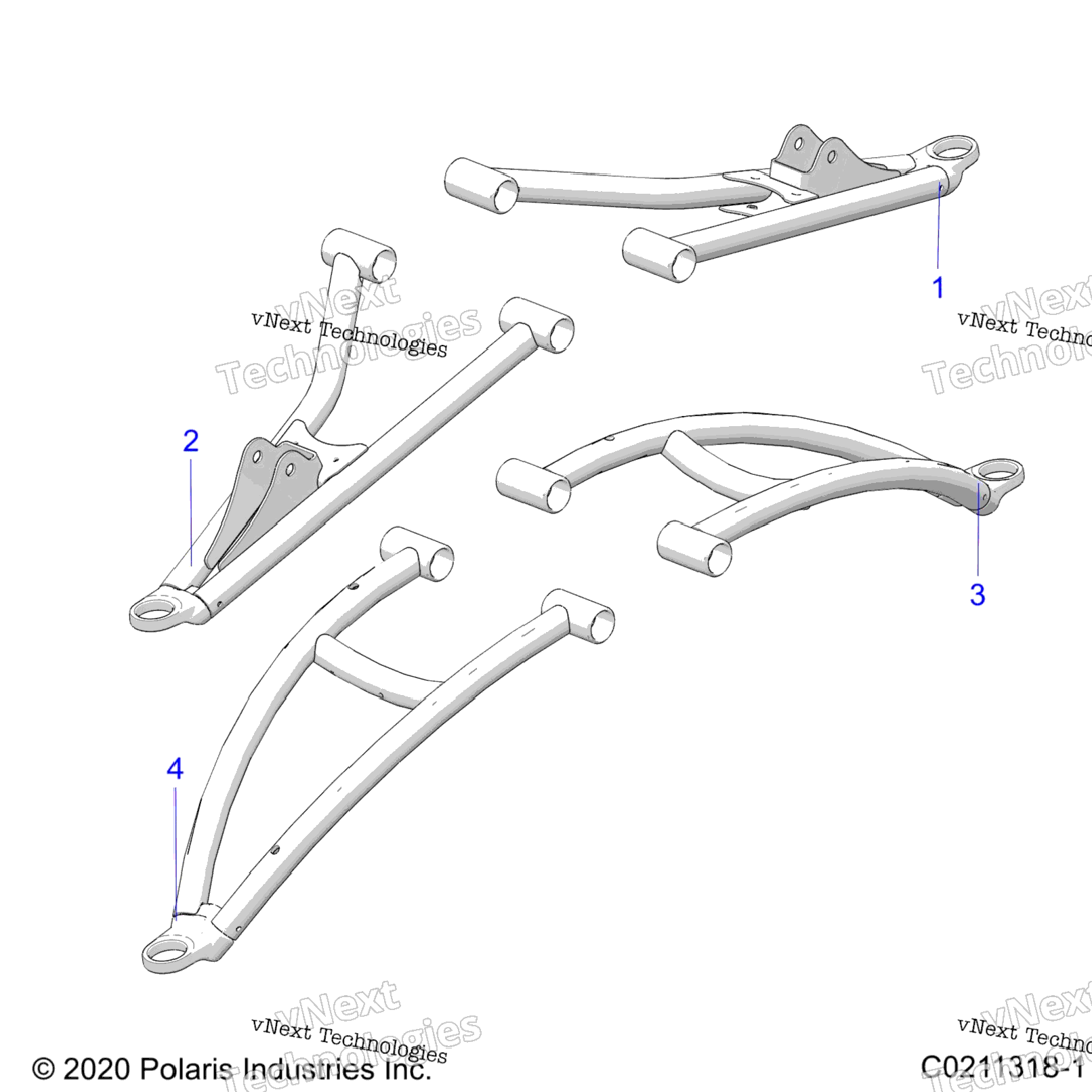 Suspension, Front Aarms