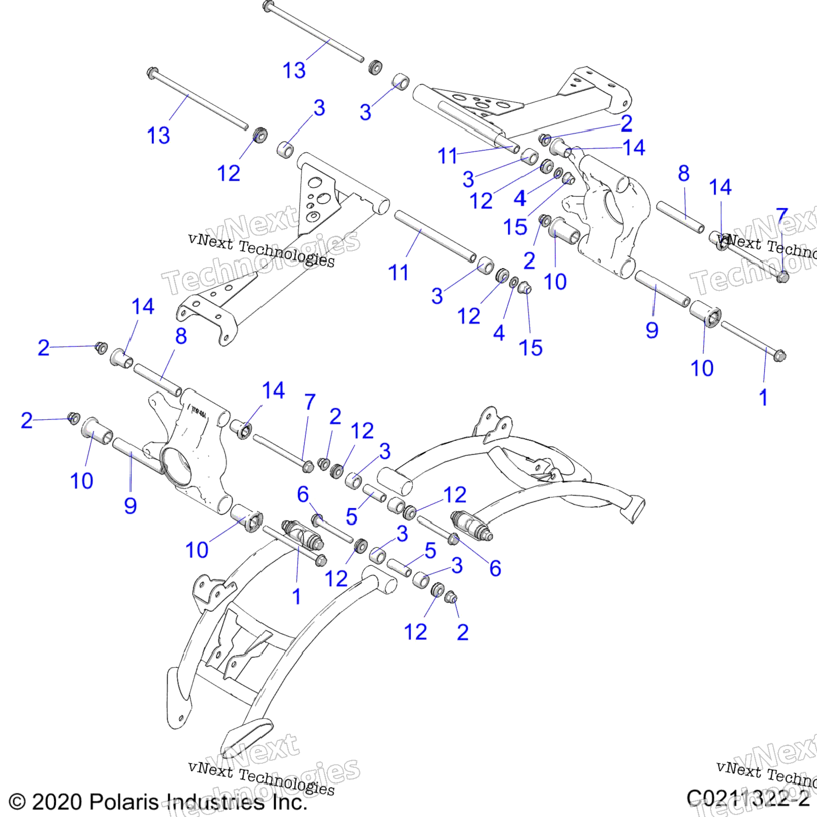 Suspension, Rear Control Arm Mounting