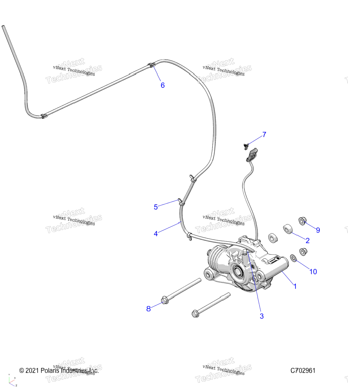 Drive Train, Front Gearcase Mounting