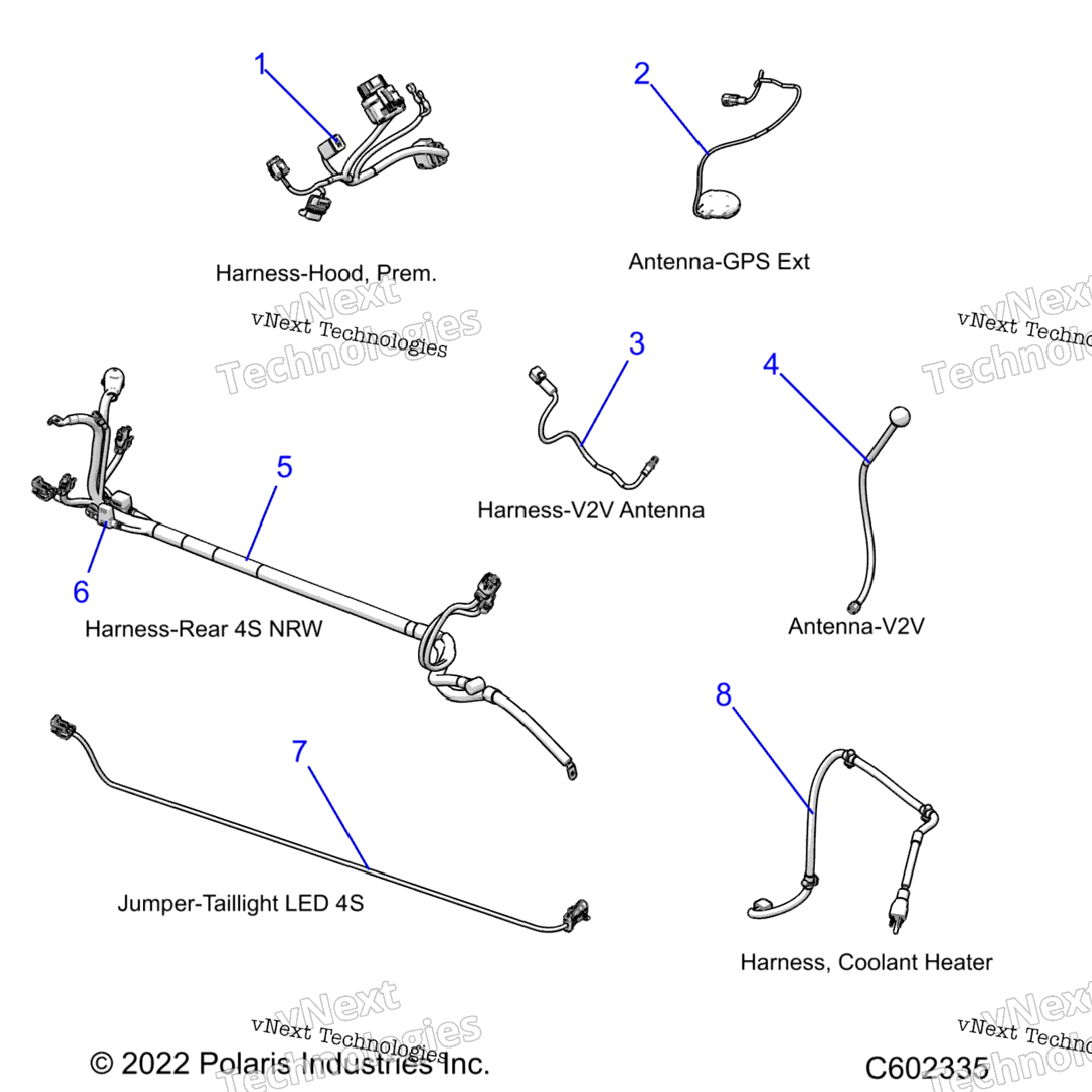 Electrical, Wire Harnesses, HoodJumpers, Gps