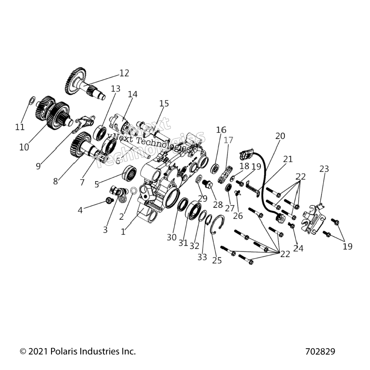 Drive Train, Main Gearcase