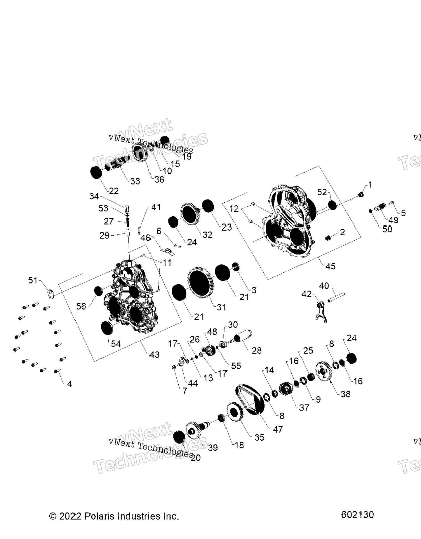 Drive Train, Gearcase Internals