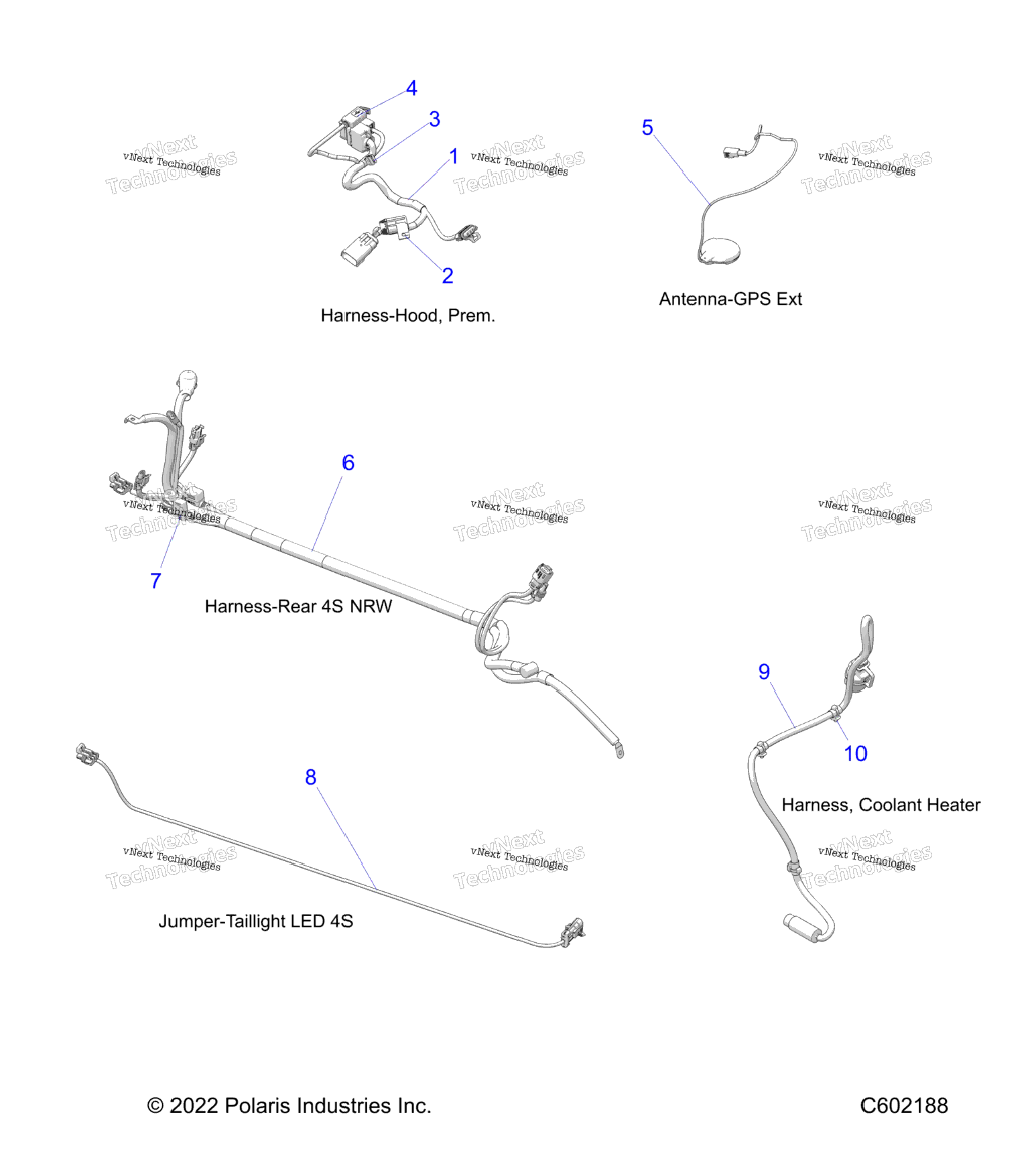 Electrical, Wire Harnesses, HoodJumpers, Gps