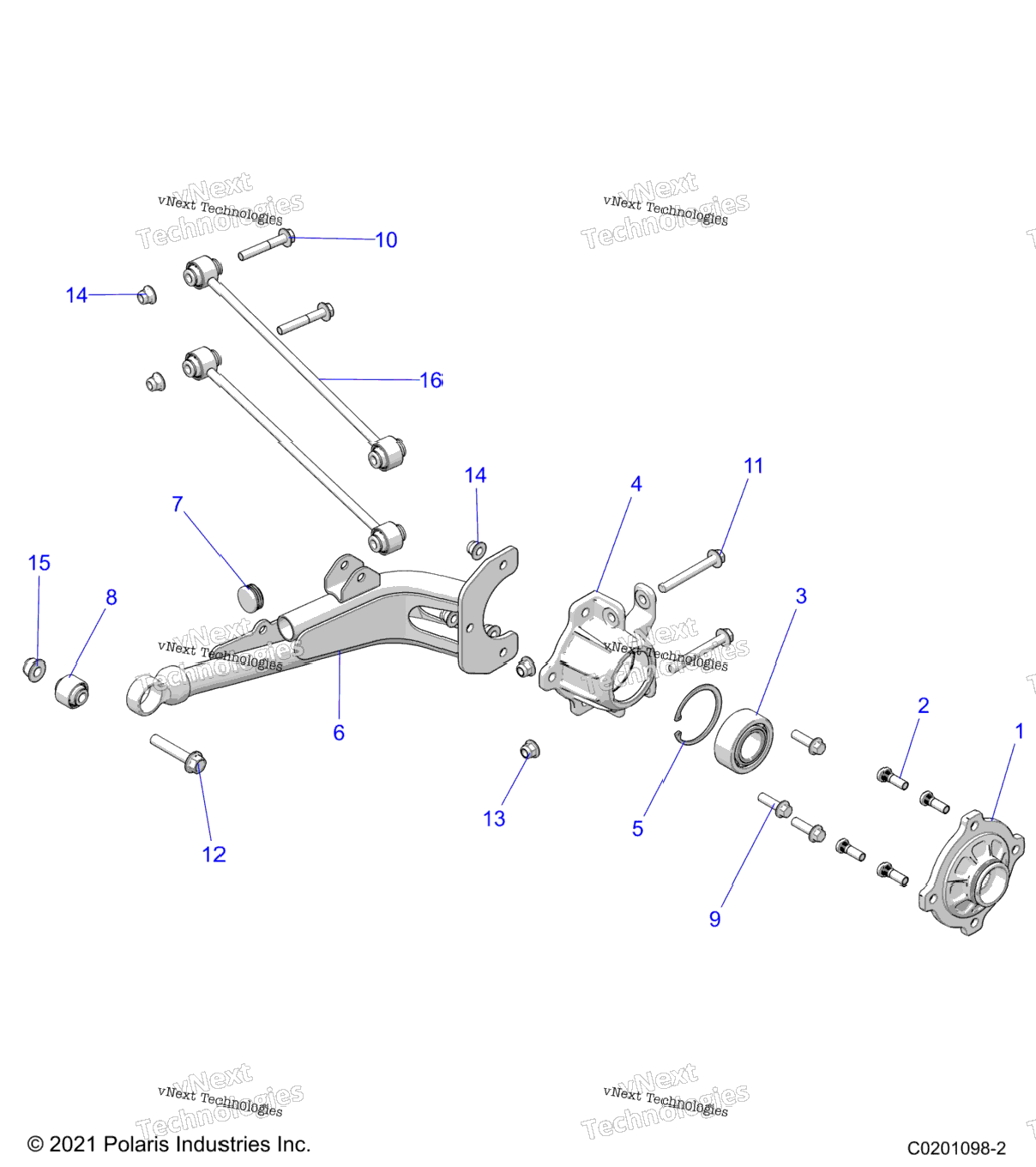 Suspension, Rear