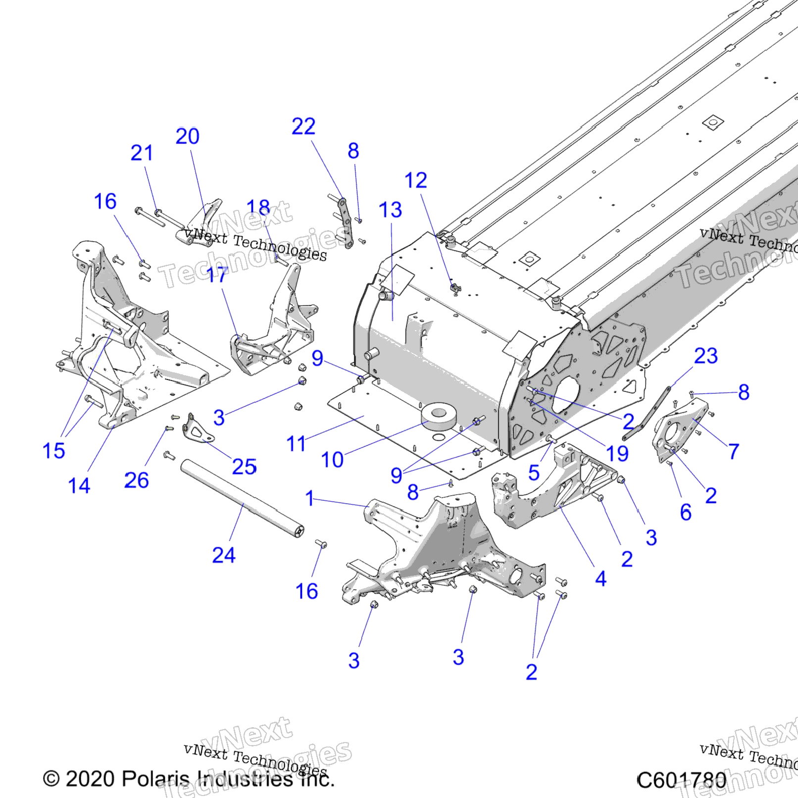 Chassis, Bulkhead Asm. All Options