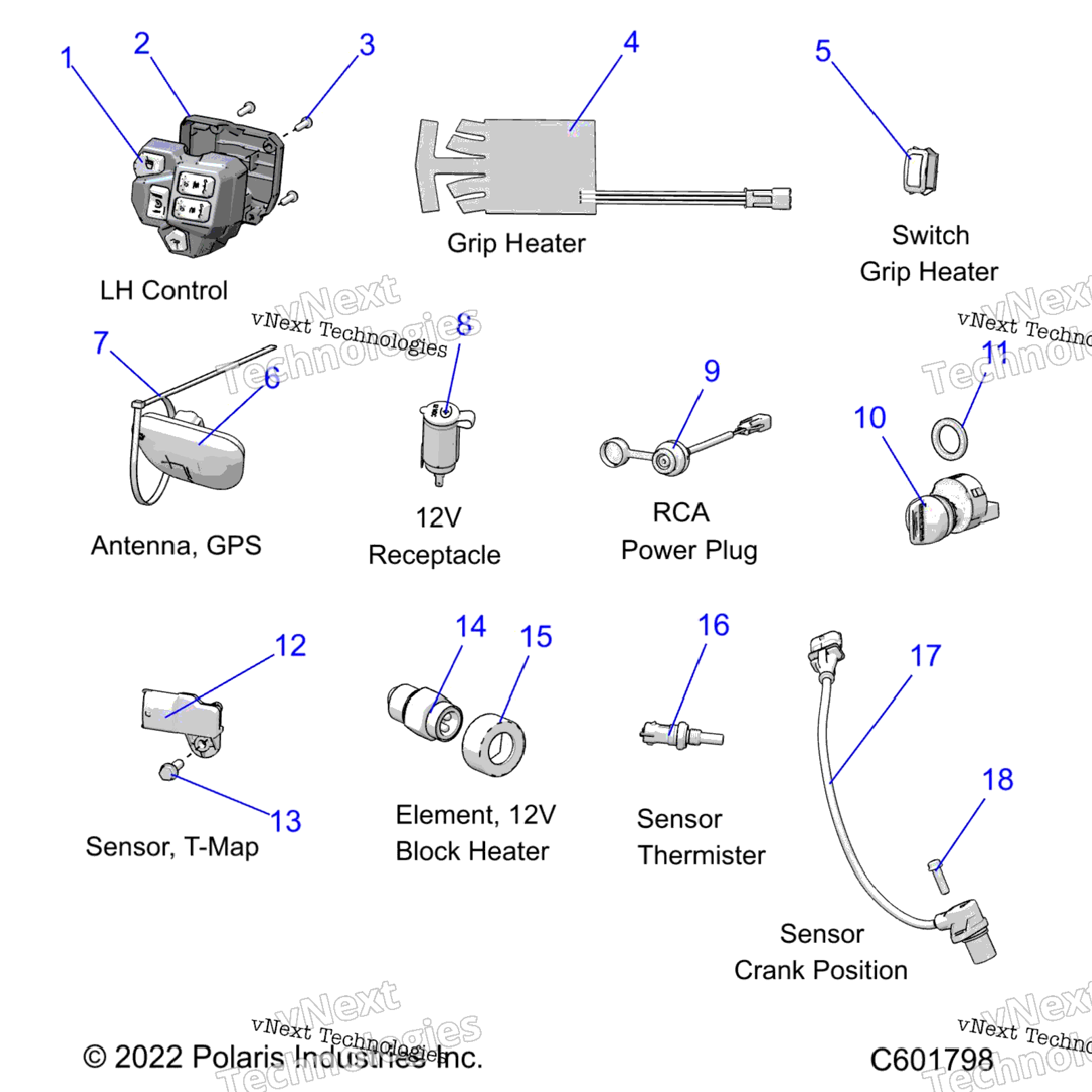 Electrical, Switches, Sensors & Components 1 All Options