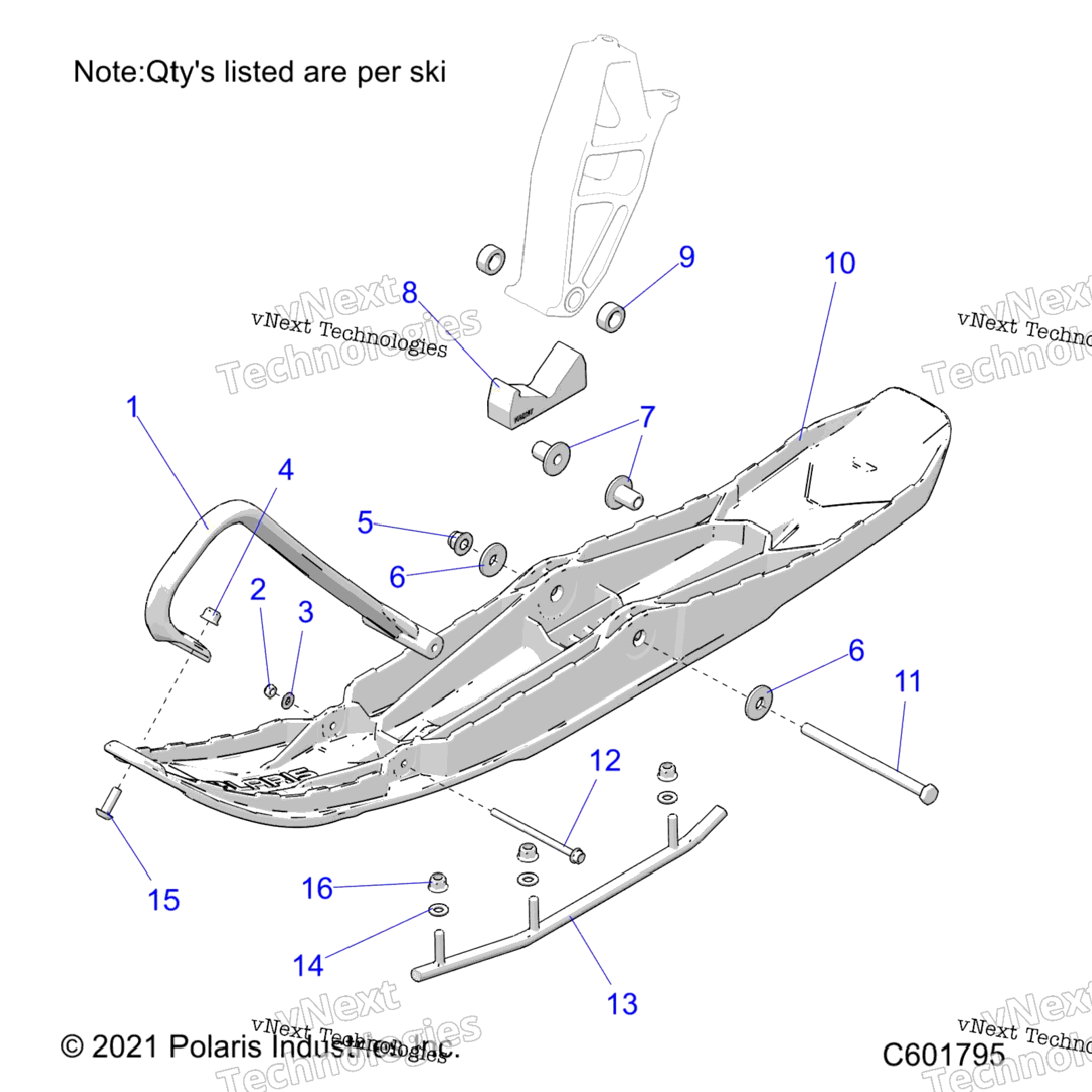 Steering, Ski Asm. M23fje9fs9Fe