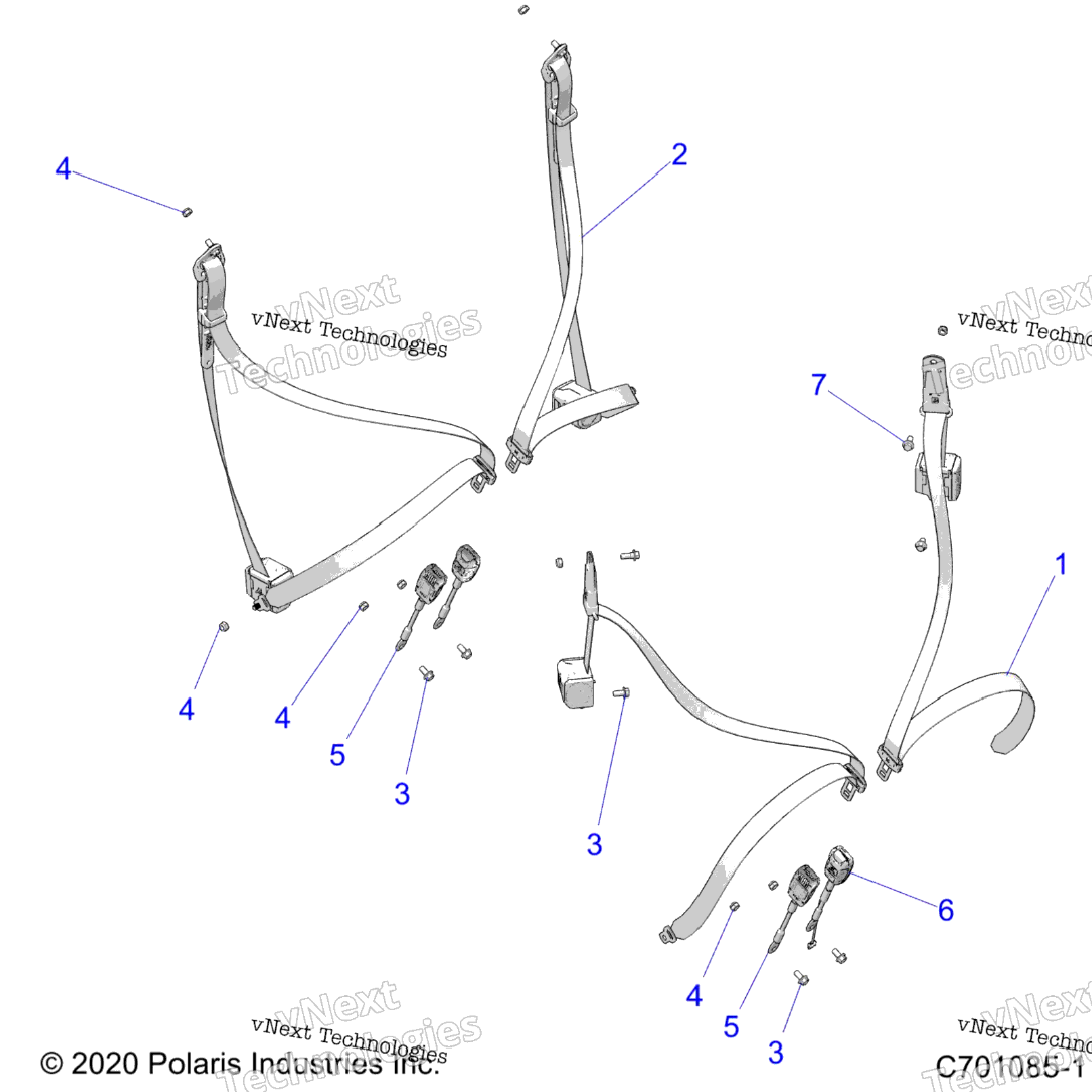 Body, Seat Belt Mounting