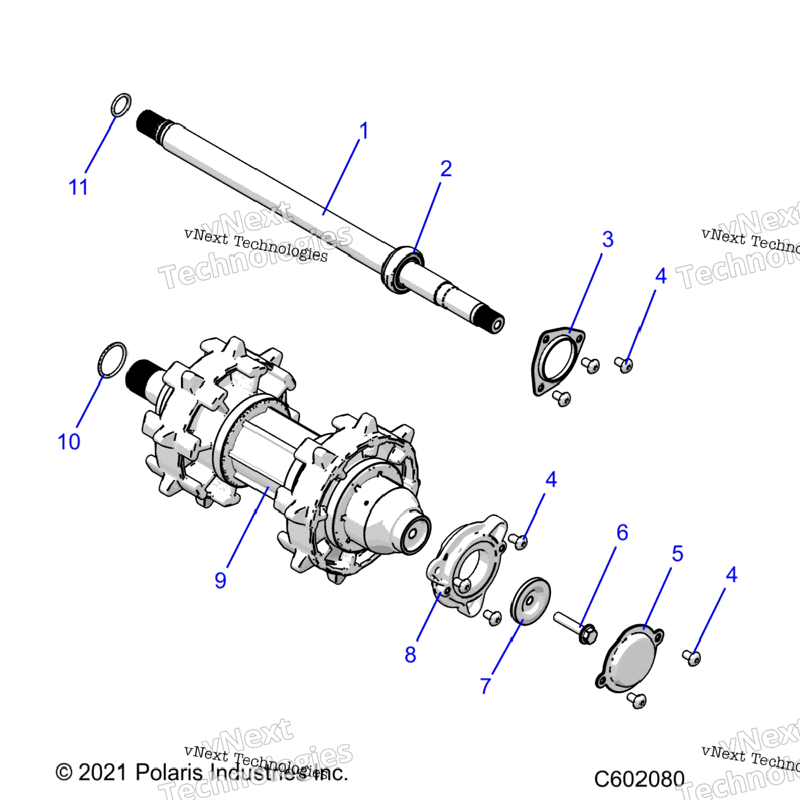 Drive Train, Jackshaft & Driveshaft