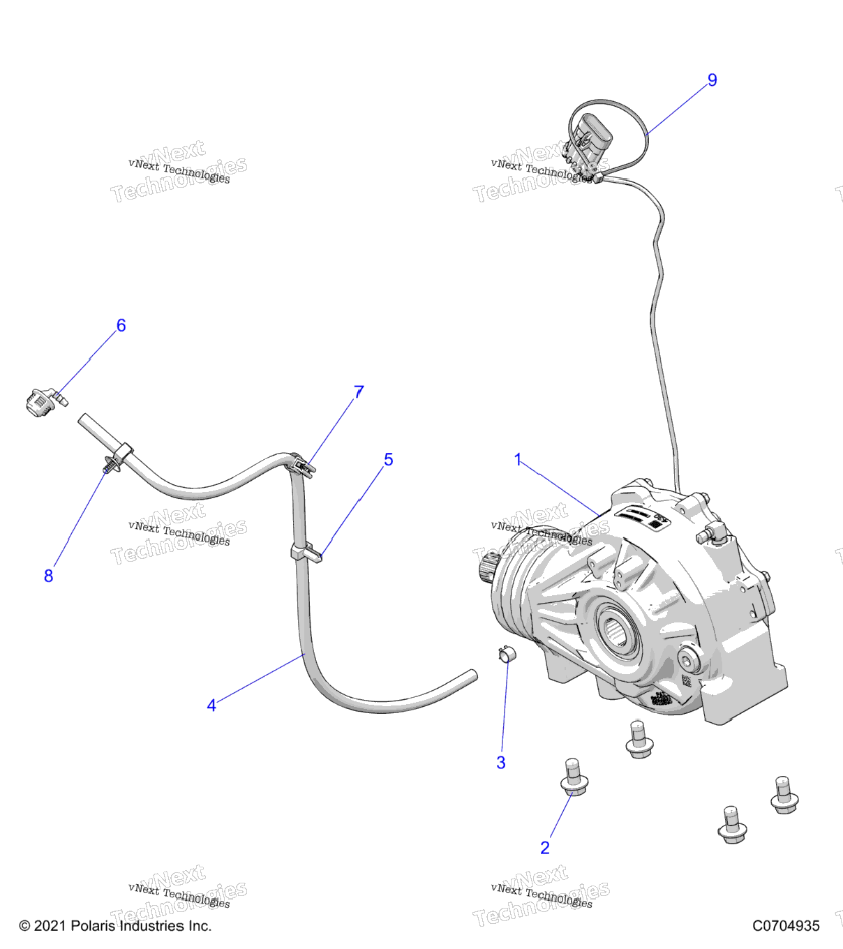 Drive Train, Front Gearcase Mounting