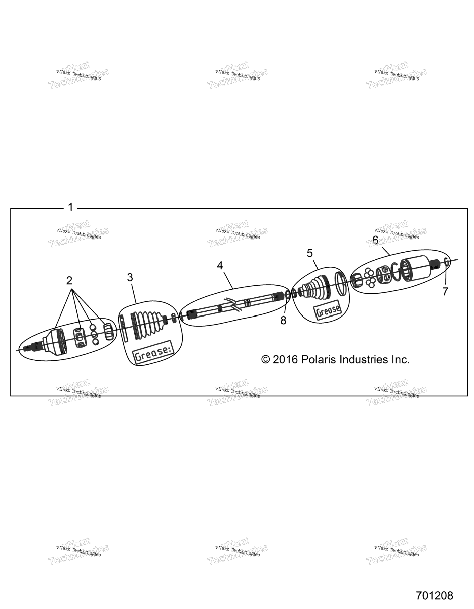 Drive Train, Front Half Shaft #2