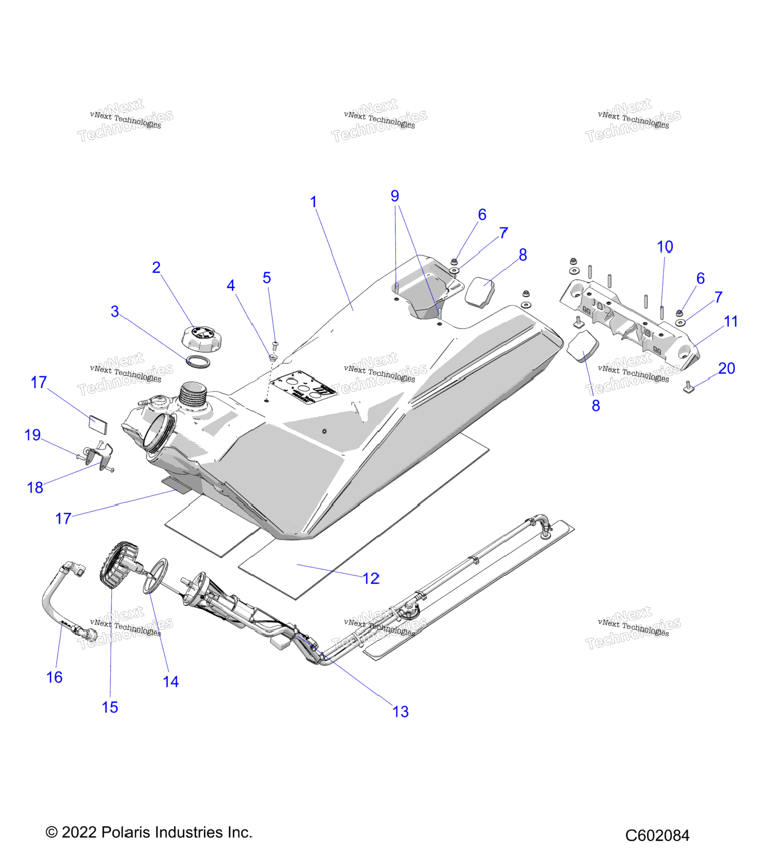 Fuel System, Fuel Tank Asm