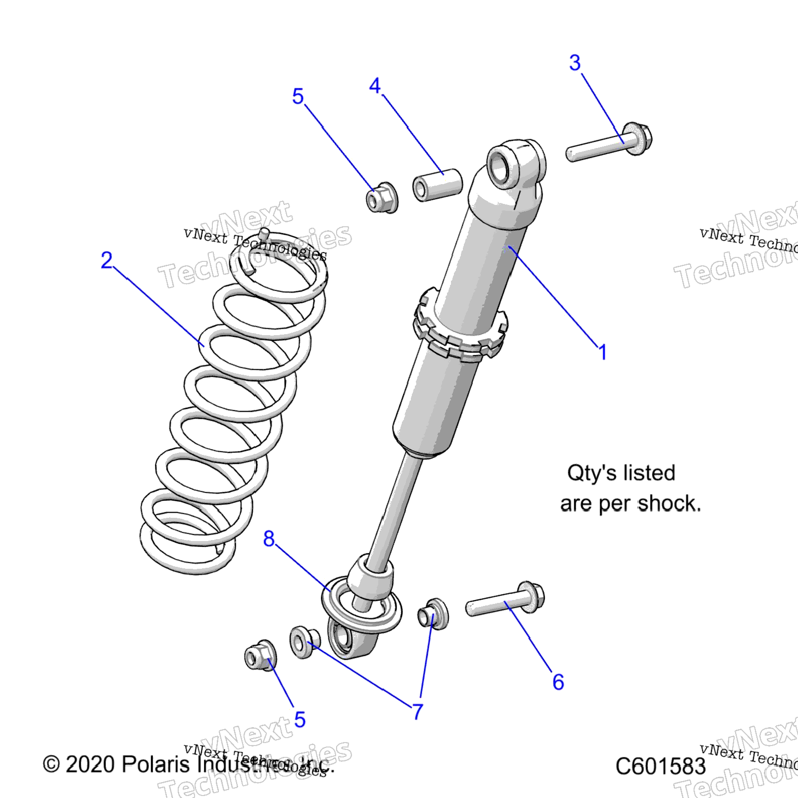 Suspension, Shock, Ifs (C601583)